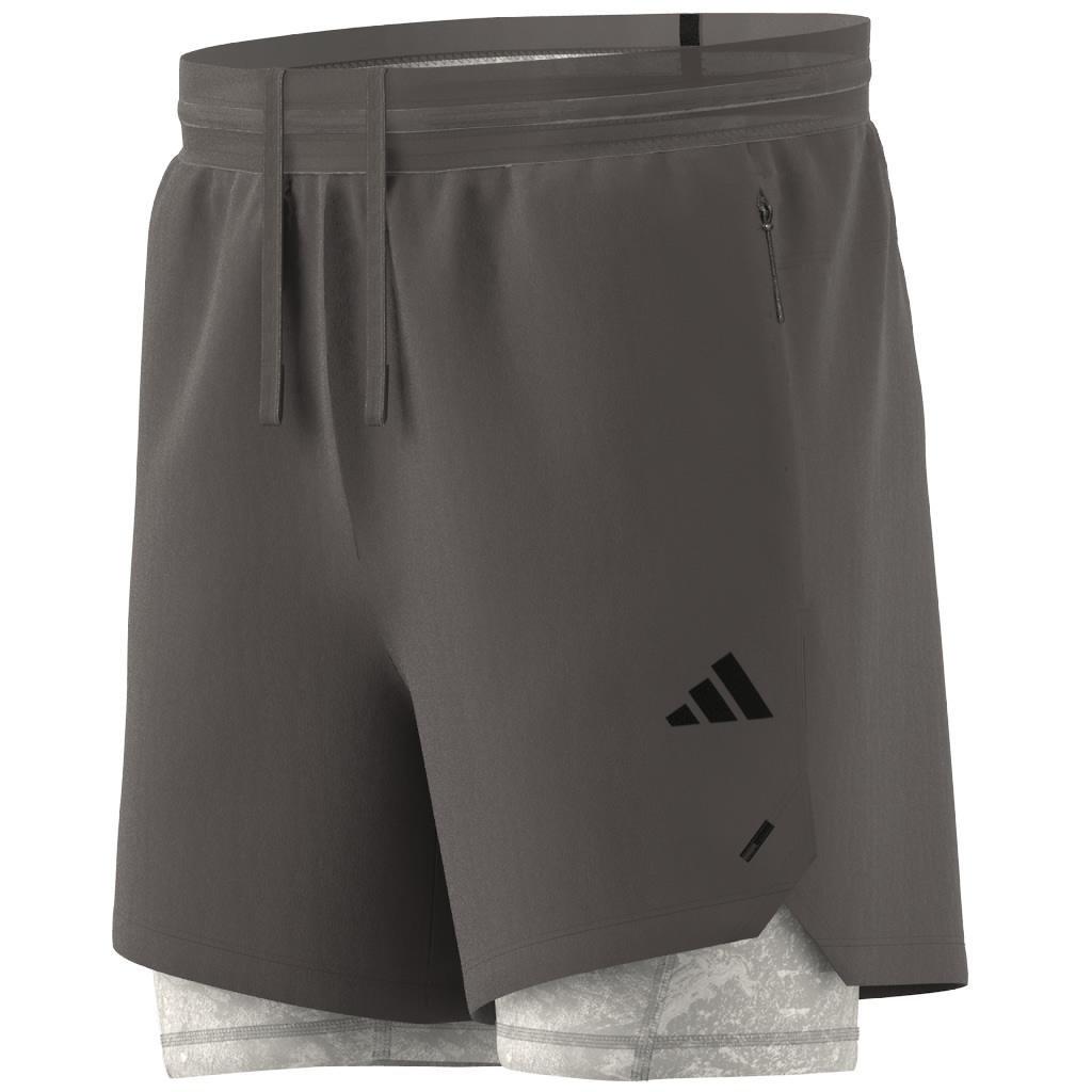 Power Workout 2-in-1 Shorts, Brown, , large image number 10