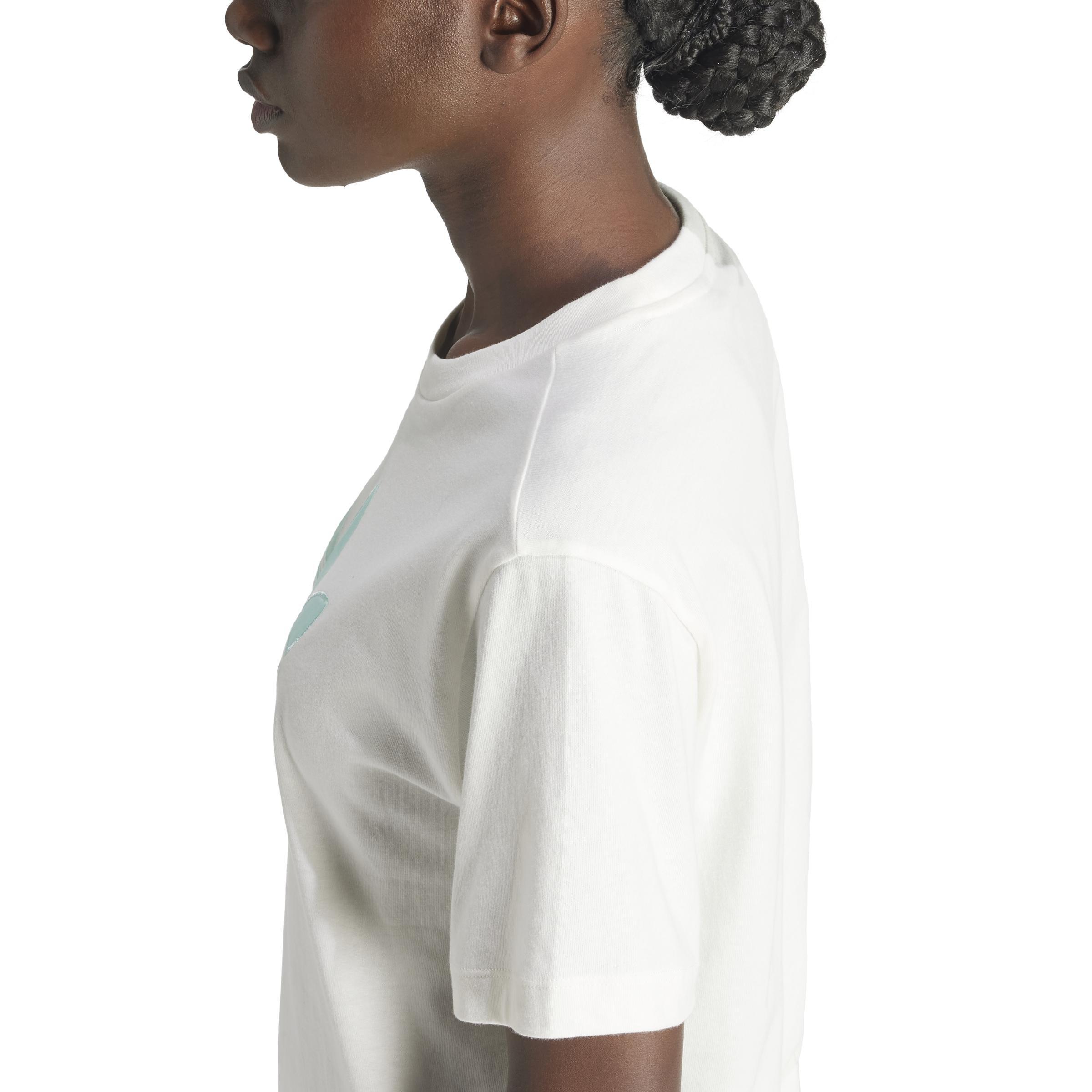 Monogram Trefoil T-Shirt, White, A901_ONE, large image number 5