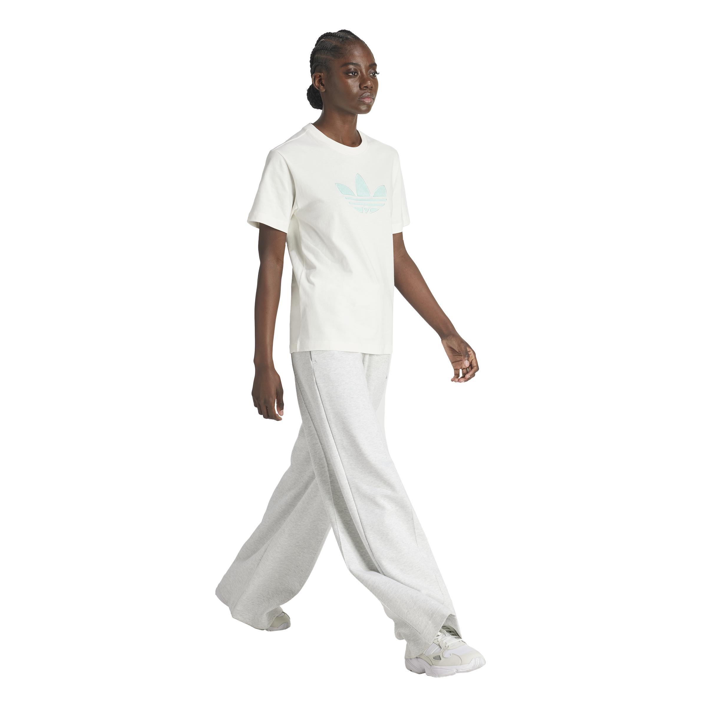 Monogram Trefoil T-Shirt, White, A901_ONE, large image number 7