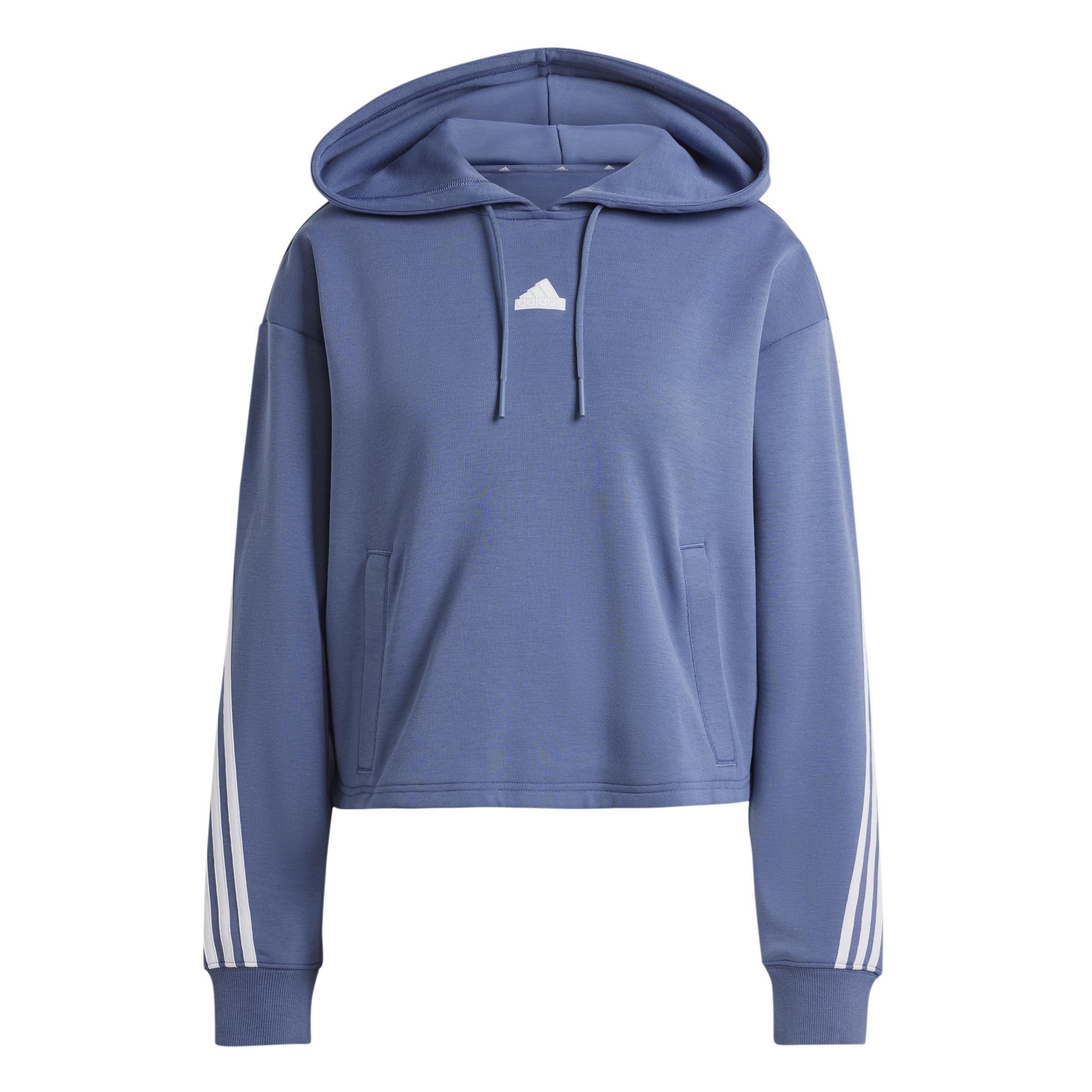 Future Icons 3-Stripes Hoodie, Blue, A901_ONE, large image number 2