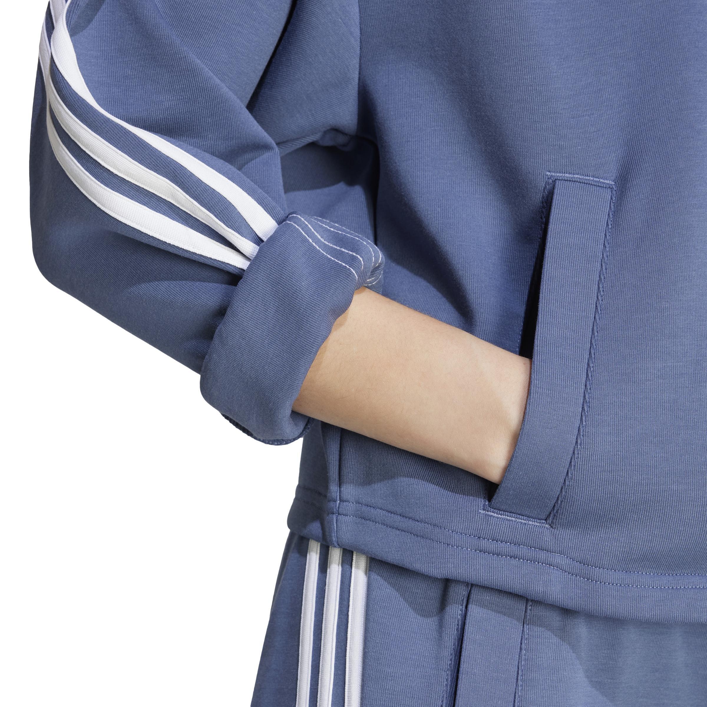 Future Icons 3-Stripes Hoodie, Blue, A901_ONE, large image number 5