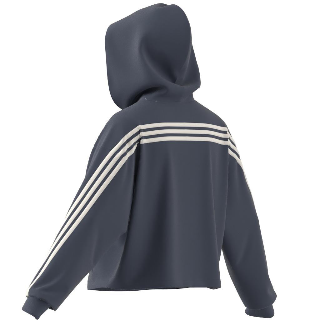 Future Icons 3-Stripes Hoodie, Blue, A901_ONE, large image number 6