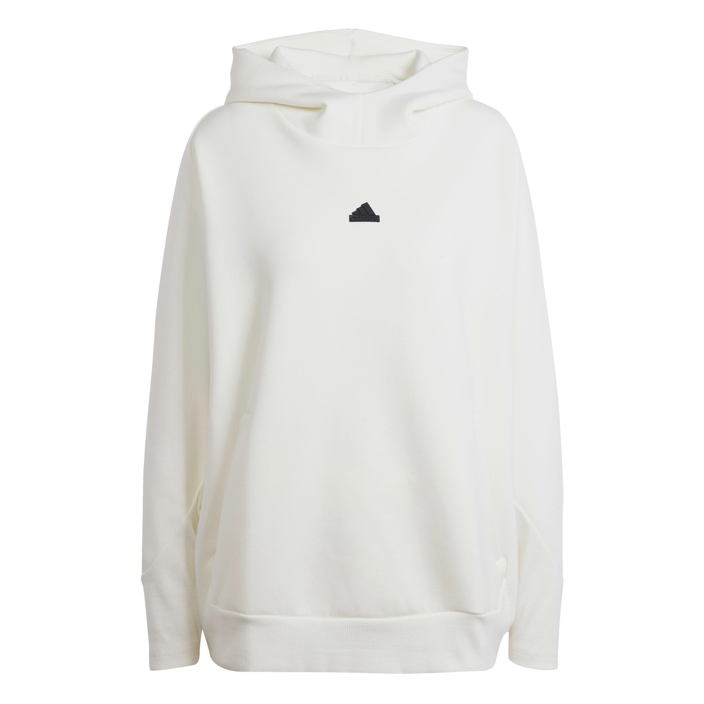 adidas Z.N.E. Overhead Hoodie, White, A901_ONE, large image number 0