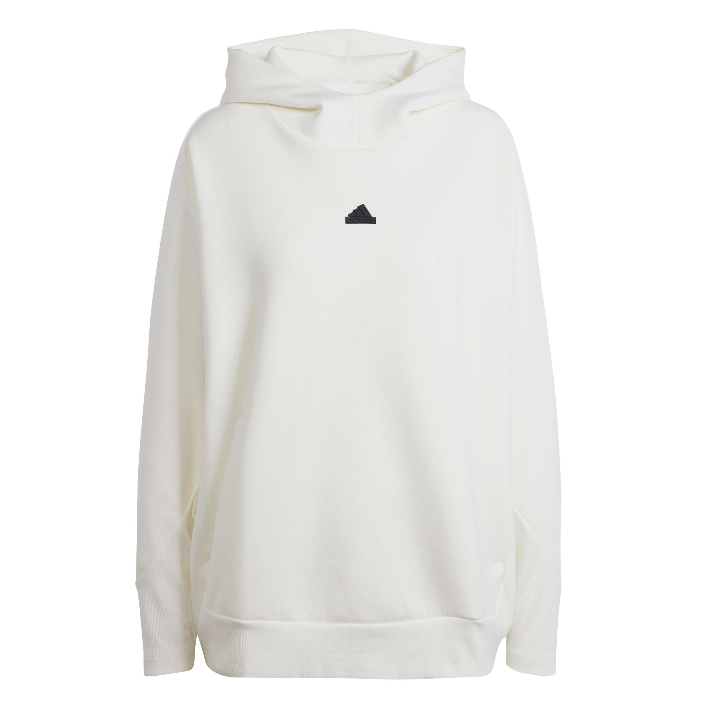 adidas Z.N.E. Overhead Hoodie, White, A901_ONE, large image number 2