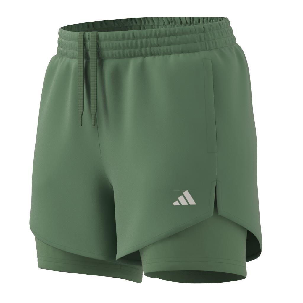 Aeroready Training Minimal Two-In-One Shorts, Green, A901_ONE, large image number 10