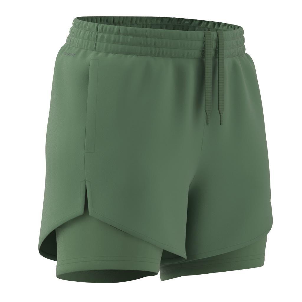 Aeroready Training Minimal Two-In-One Shorts, Green, A901_ONE, large image number 12