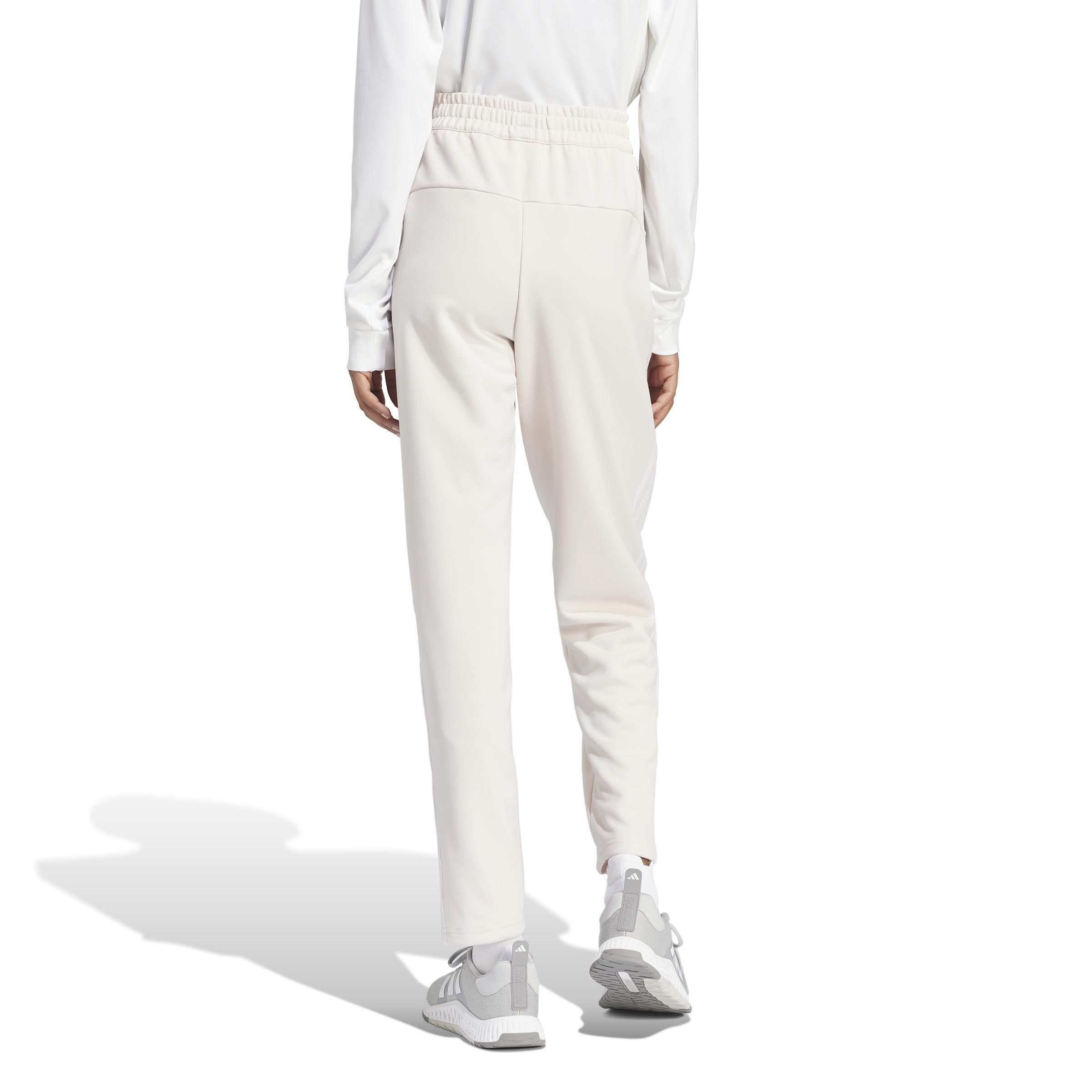 AEROREADY Train Essentials 3-Stripes Joggers, Pink, , large image number 2