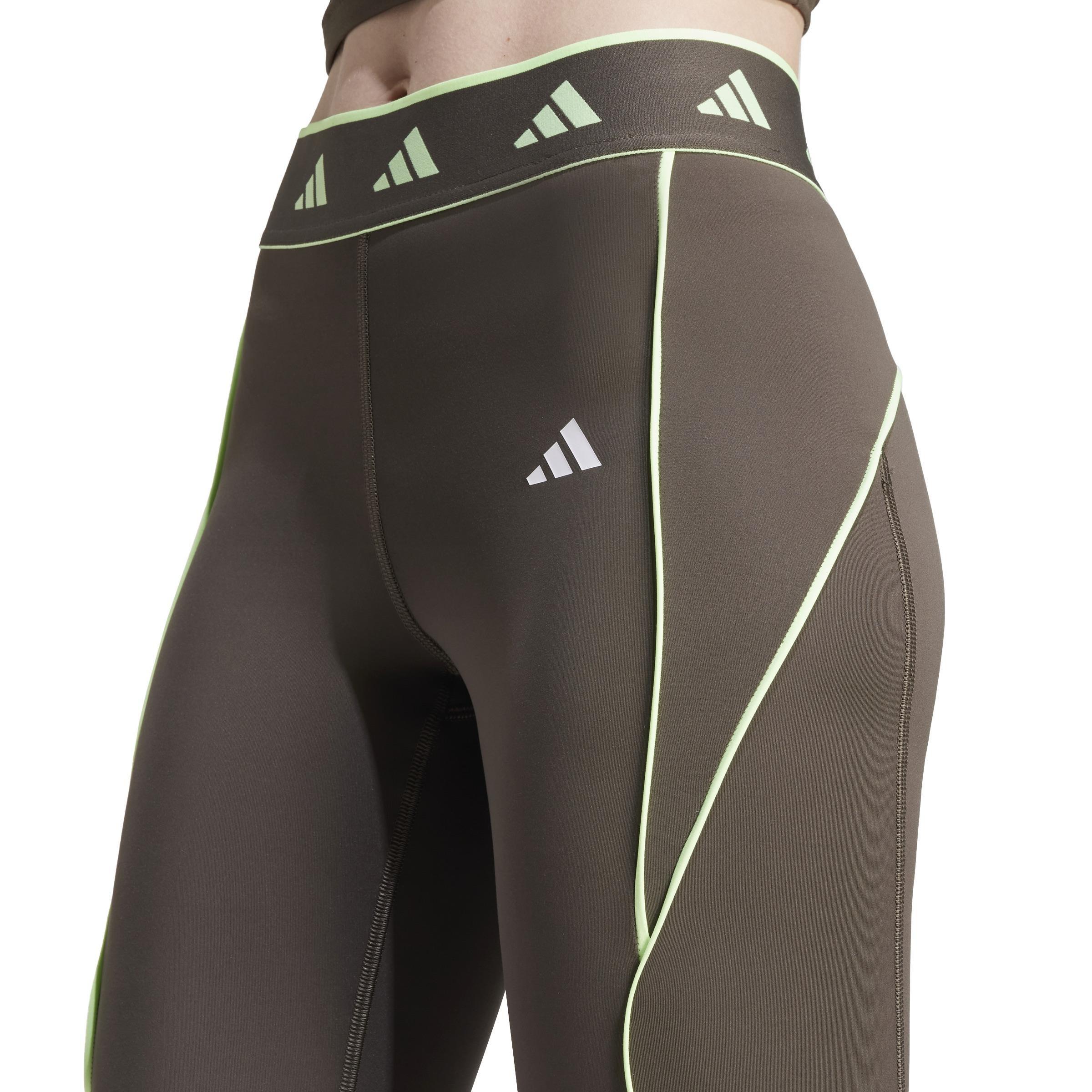 Hyperglam Color Pop Full-Length Leggings, Green, , large image number 4