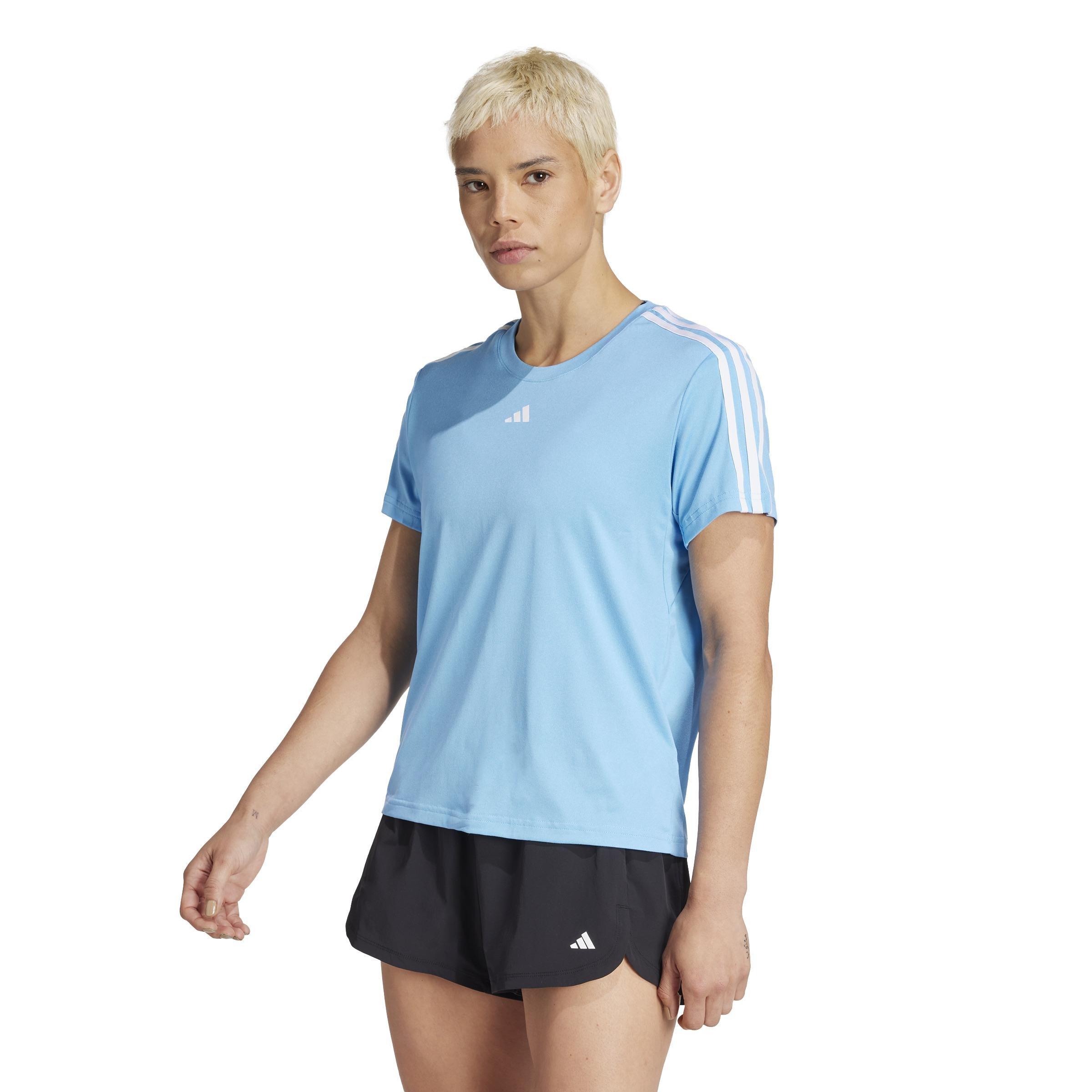 AEROREADY Train Essentials 3-Stripes T-Shirt, Blue, A901_ONE, large image number 11