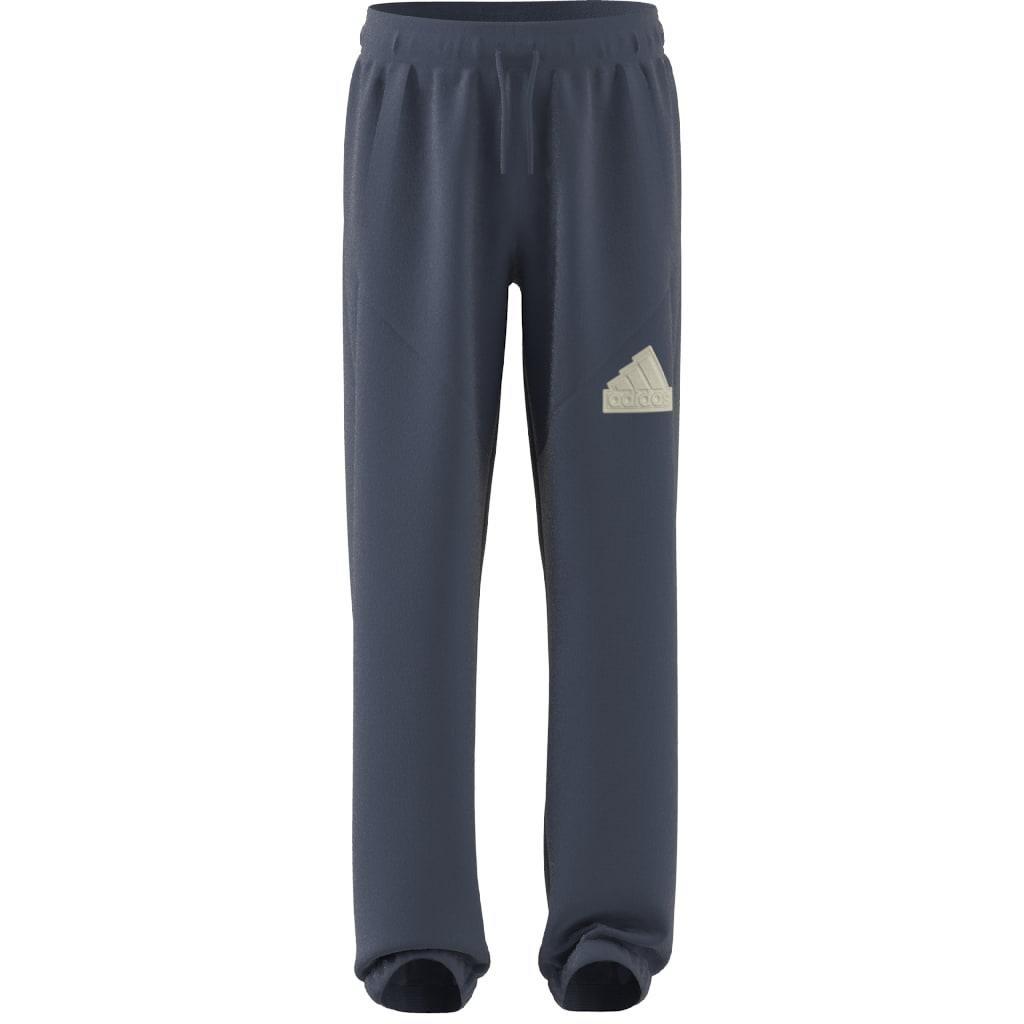 Kids Unisex Future Icons Logo Tracksuit Bottoms, Blue, A901_ONE, large image number 11