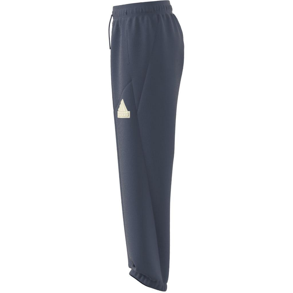Kids Unisex Future Icons Logo Tracksuit Bottoms, Blue, A901_ONE, large image number 12