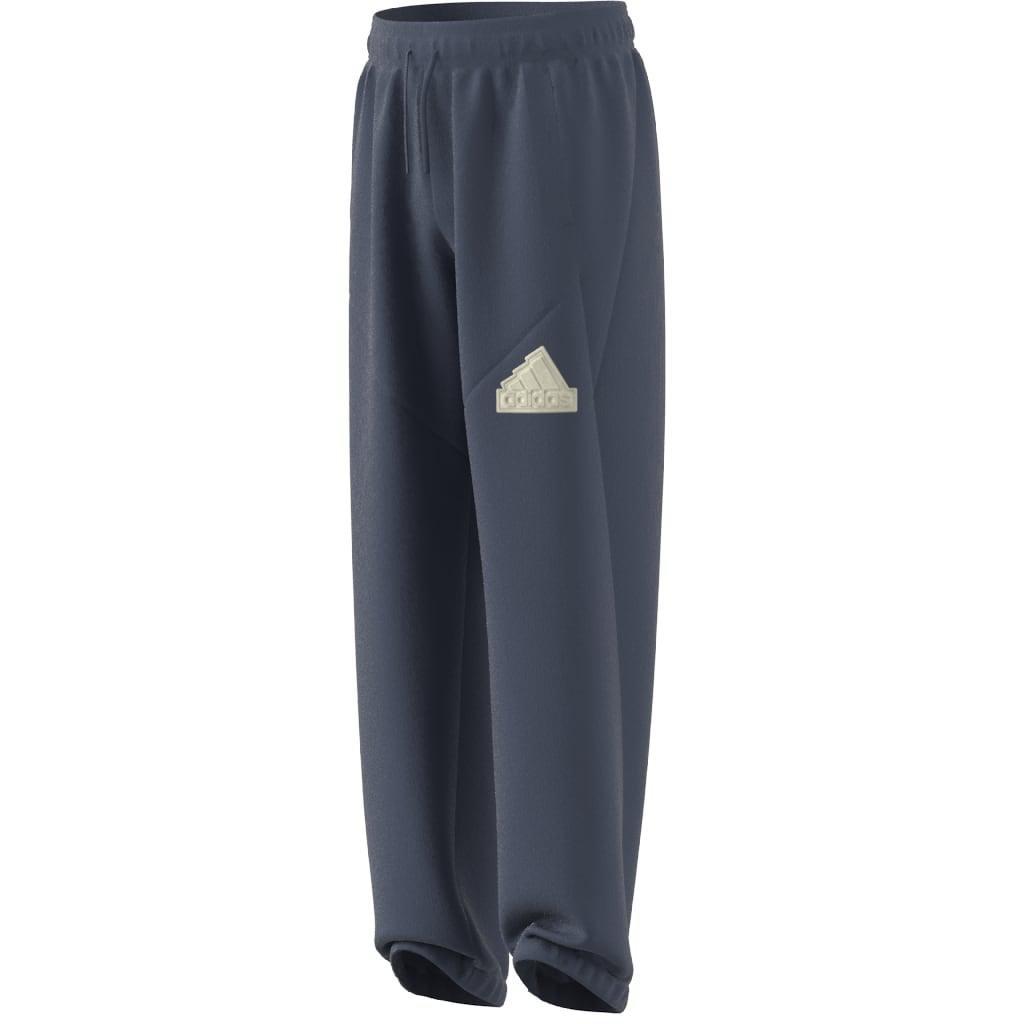Kids Unisex Future Icons Logo Tracksuit Bottoms, Blue, A901_ONE, large image number 13