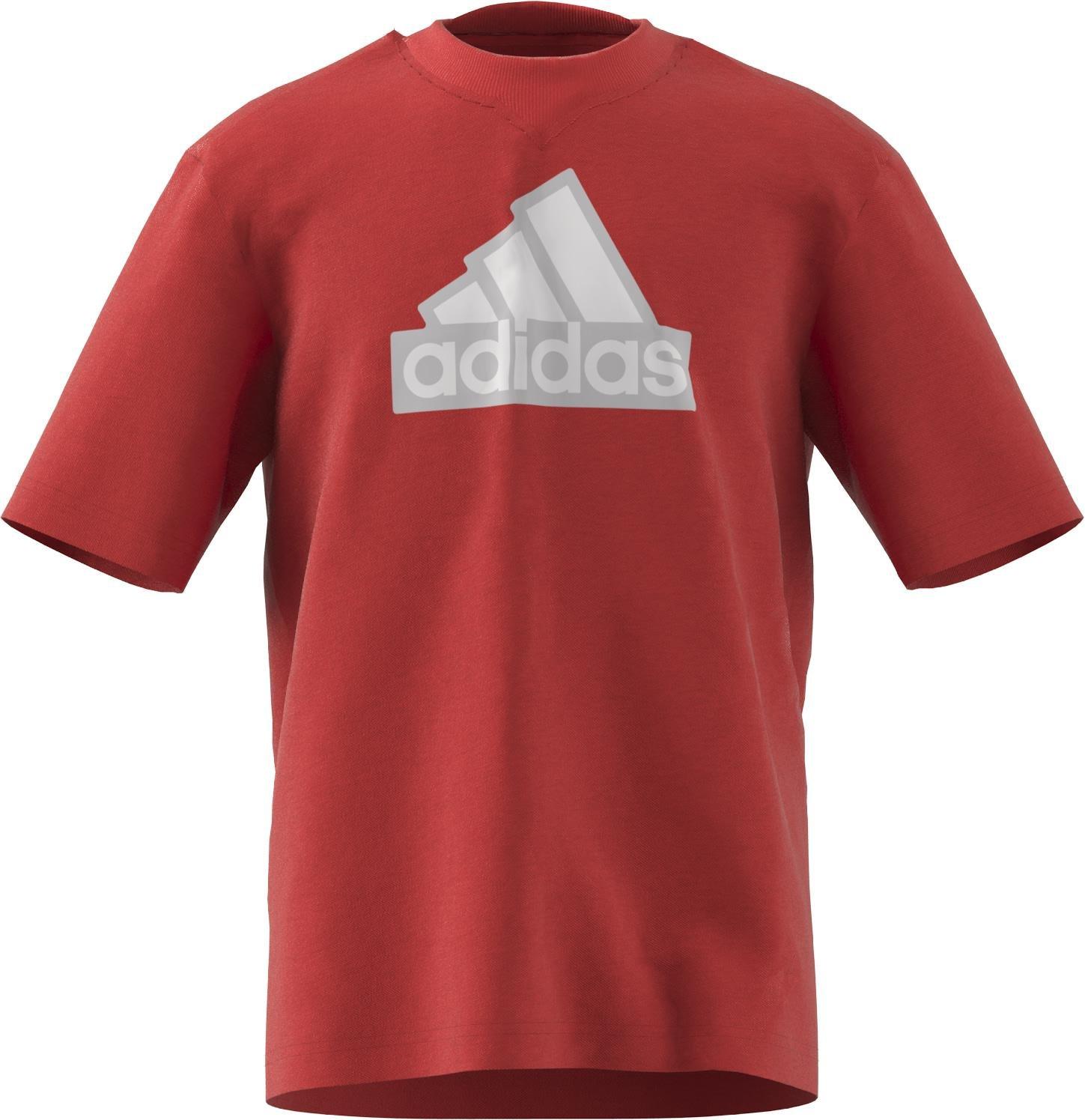 Unisex Kids Future Icons Logo Pique T-Shirt, Red, A901_ONE, large image number 0