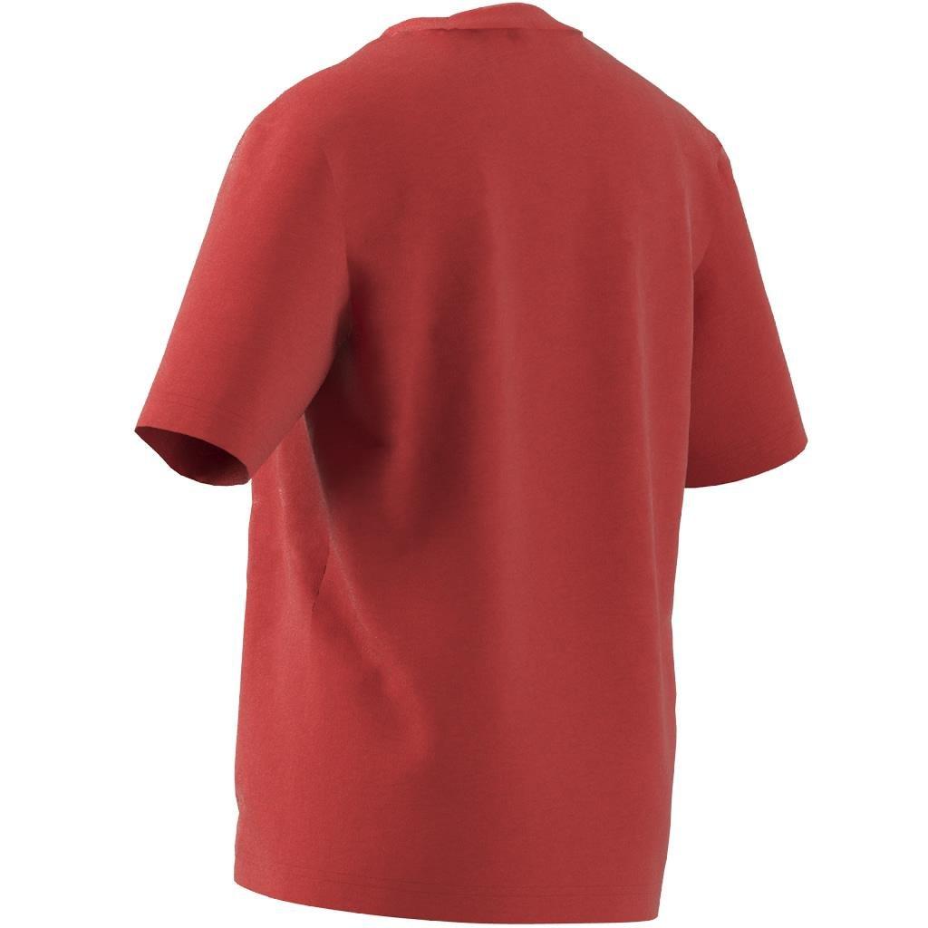 Unisex Kids Future Icons Logo Pique T-Shirt, Red, A901_ONE, large image number 8
