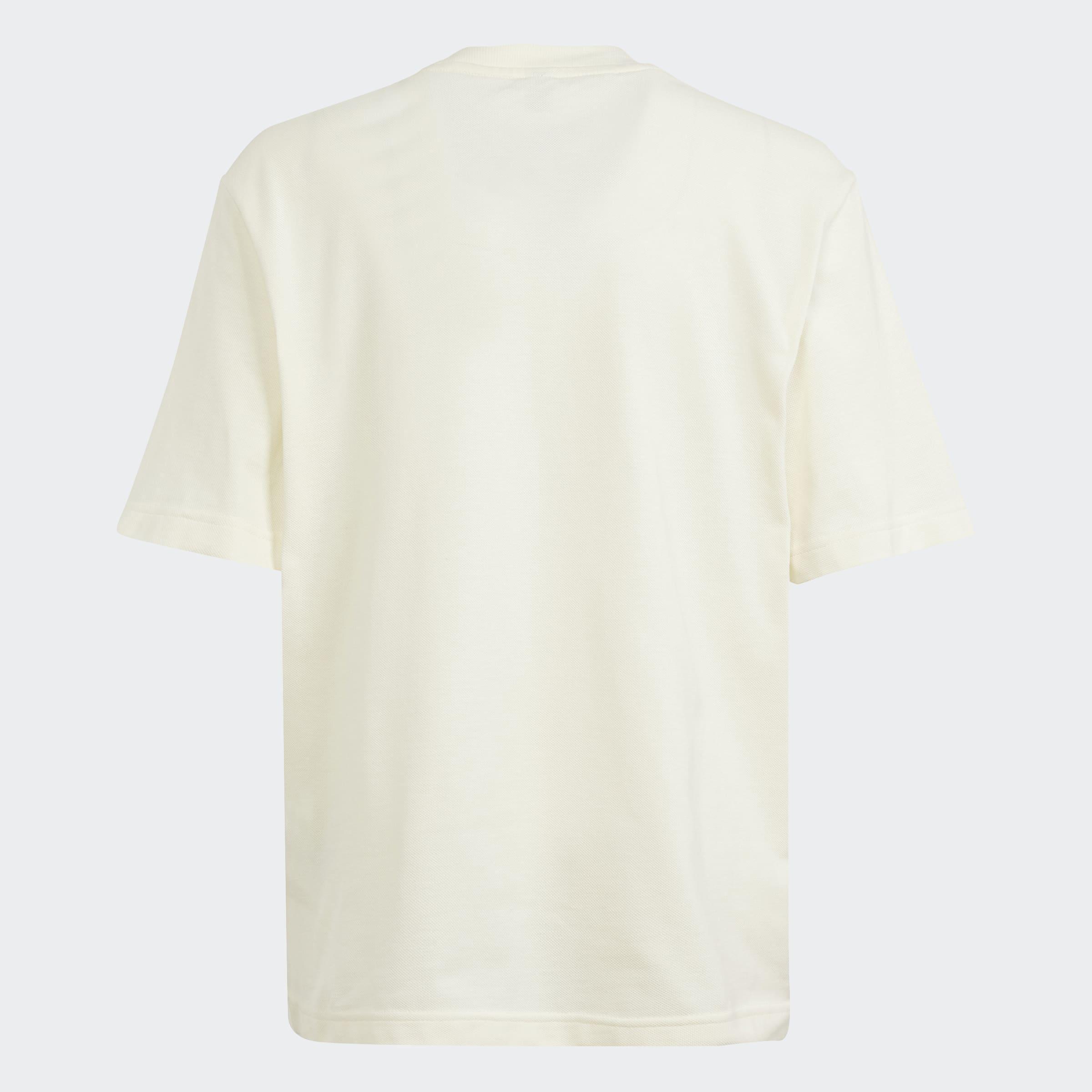 Unisex Kids Future Icons Logo Pique T-Shirt, Beige, A901_ONE, medium