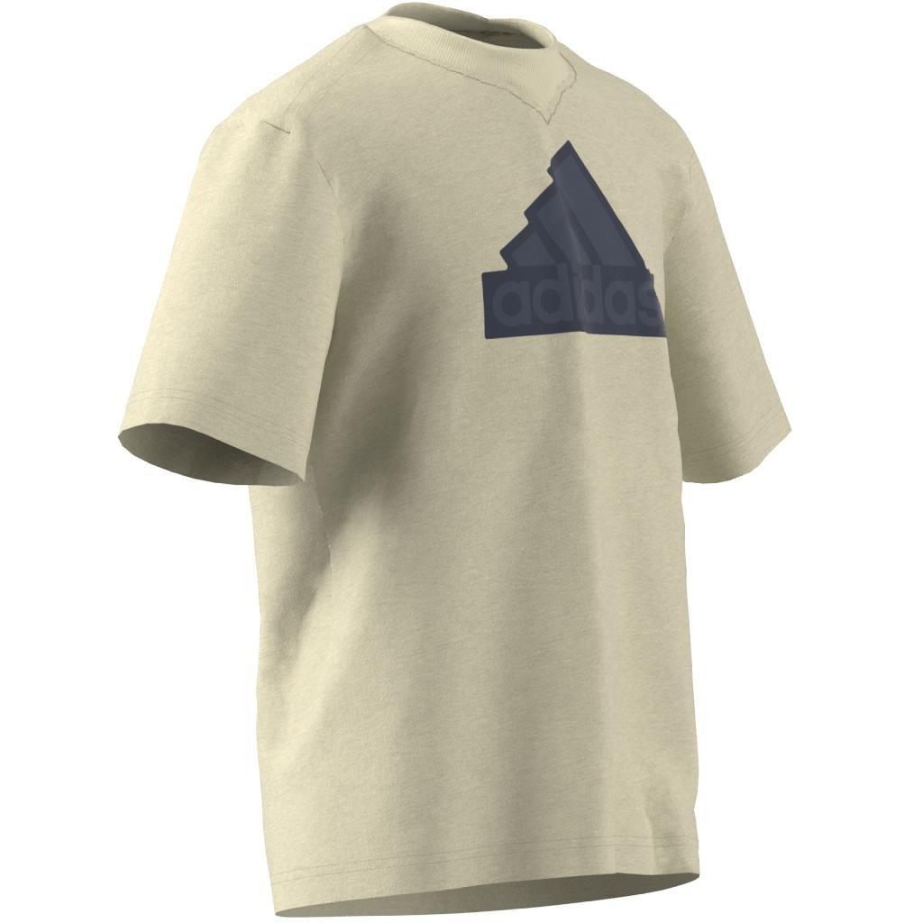 Unisex Kids Future Icons Logo Pique T-Shirt, Beige, A901_ONE, large image number 6