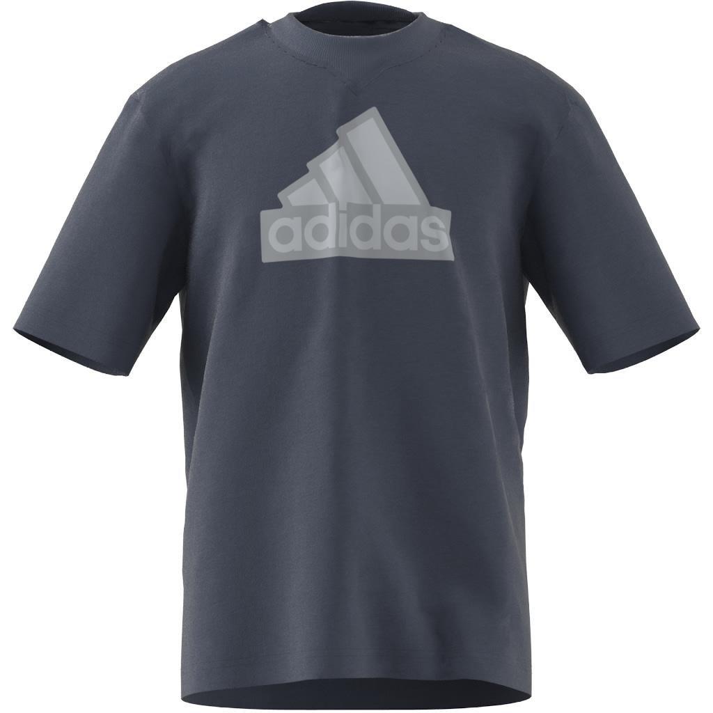 Kids Unisex Future Icons Logo Pique T-Shirt, Blue, A901_ONE, large image number 4