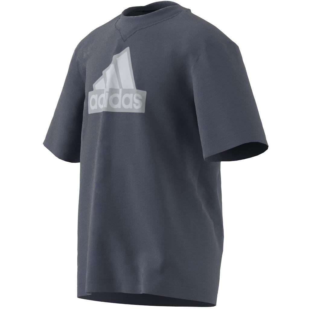 Kids Unisex Future Icons Logo Pique T-Shirt, Blue, A901_ONE, large image number 7