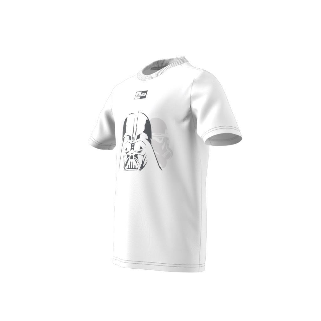 Unisex Kids Star Wars Graphic T-Shirt, White, A901_ONE, large image number 6