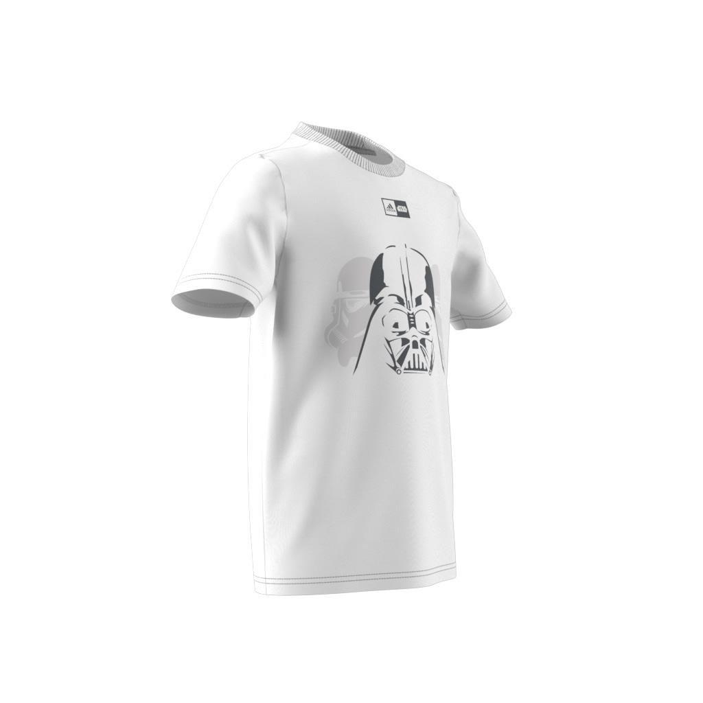 Unisex Kids Star Wars Graphic T-Shirt, White, A901_ONE, large image number 12