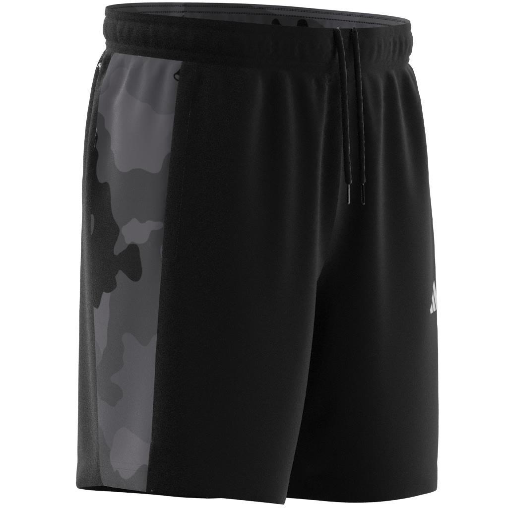 Train Essentials Camo Training Shorts, Black, , large image number 6