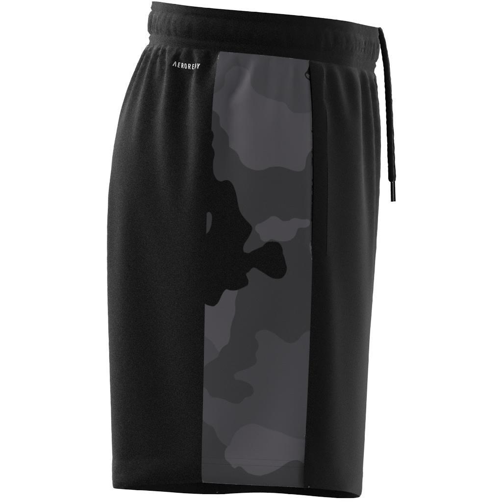 Train Essentials Camo Training Shorts, Black, , large image number 7