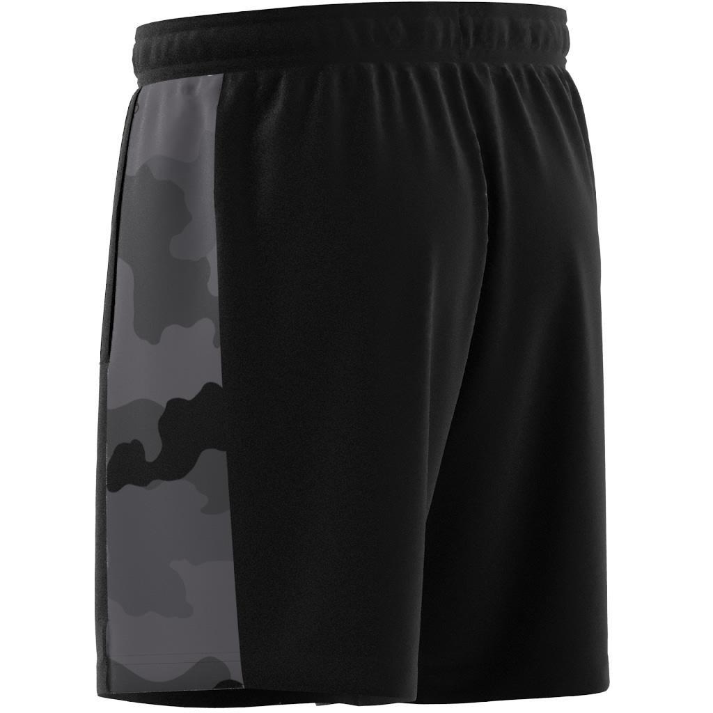 Train Essentials Camo Training Shorts, Black, , large image number 10