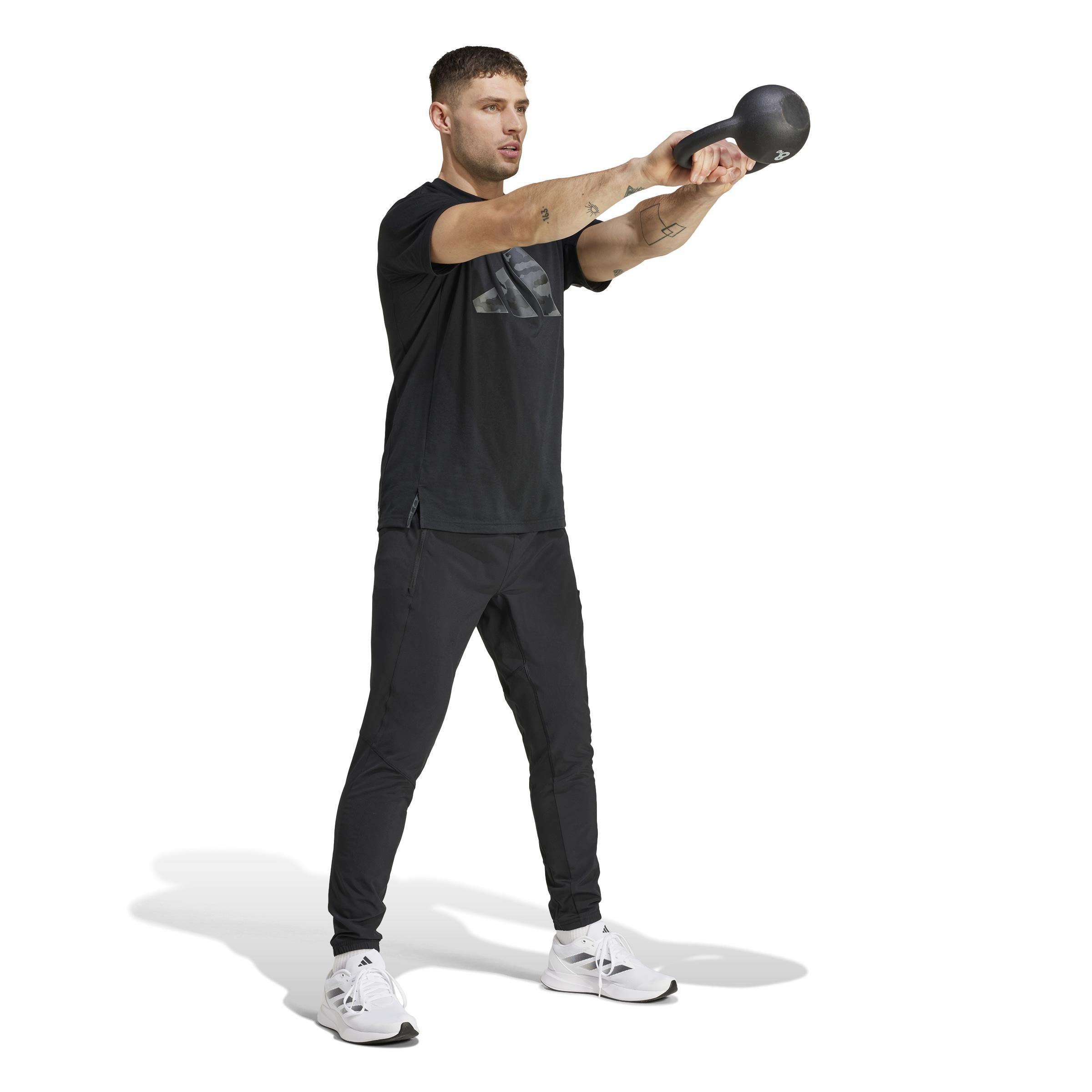 Train Essentials Camo Graphic Logo T-Shirt, Black, A901_ONE, large image number 6