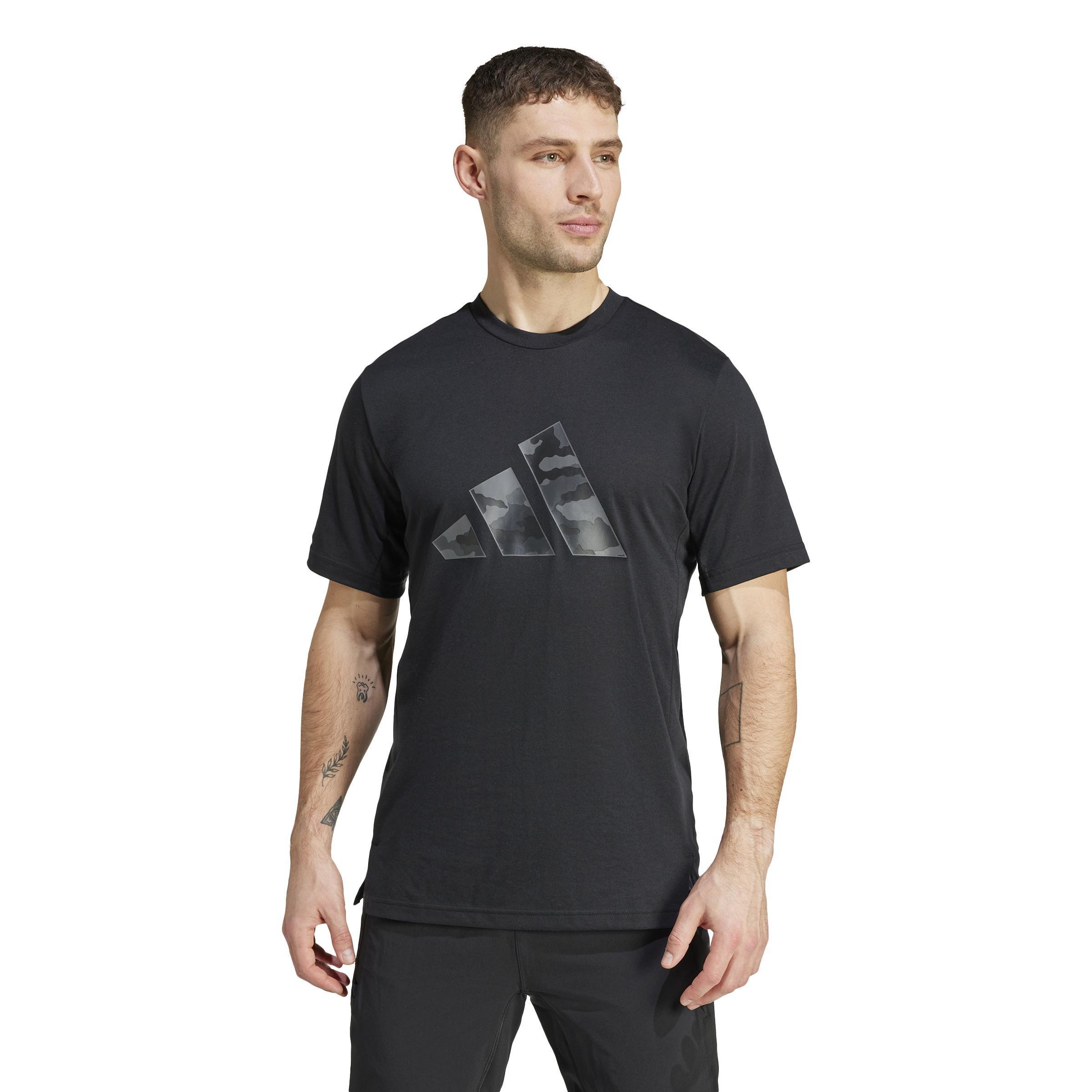 Train Essentials Camo Graphic Logo T-Shirt, Black, , large image number 14