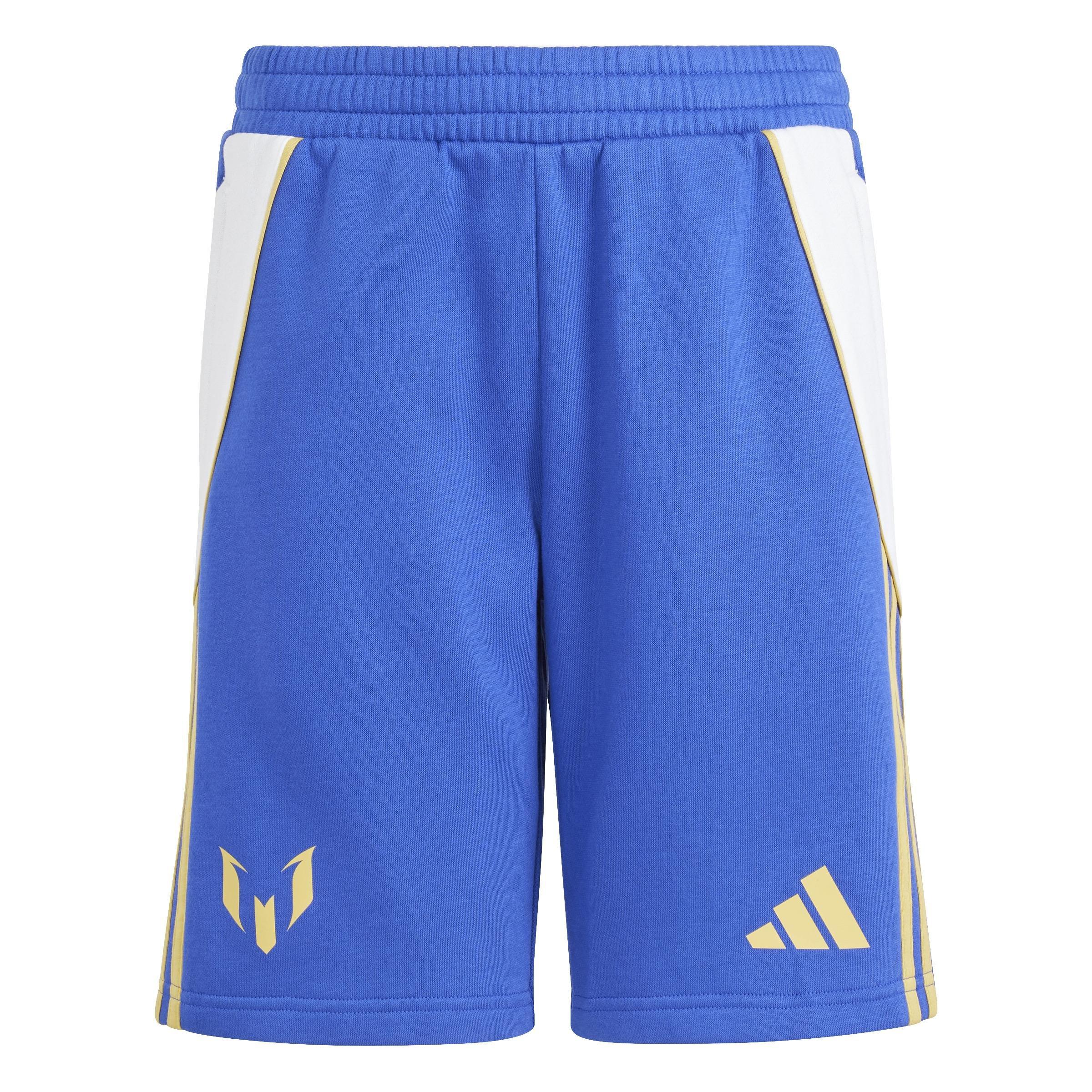 Unisex Kids Pitch 2 Street Messi Sportswear Shorts, Blue, , large image number 1