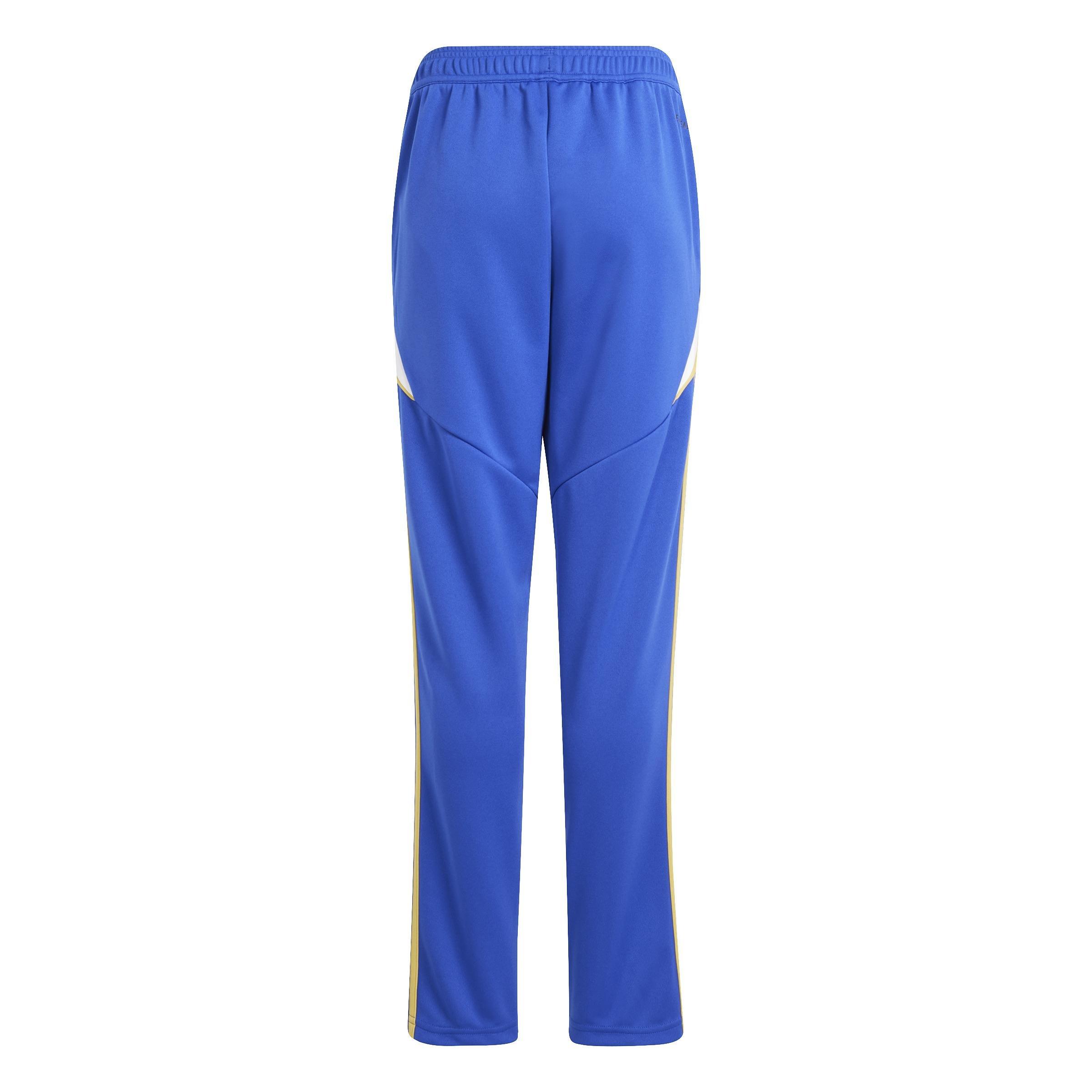 Unisex Kids Pitch 2 Street Messi Tracksuit Bottoms, Blue, A901_ONE, large image number 2