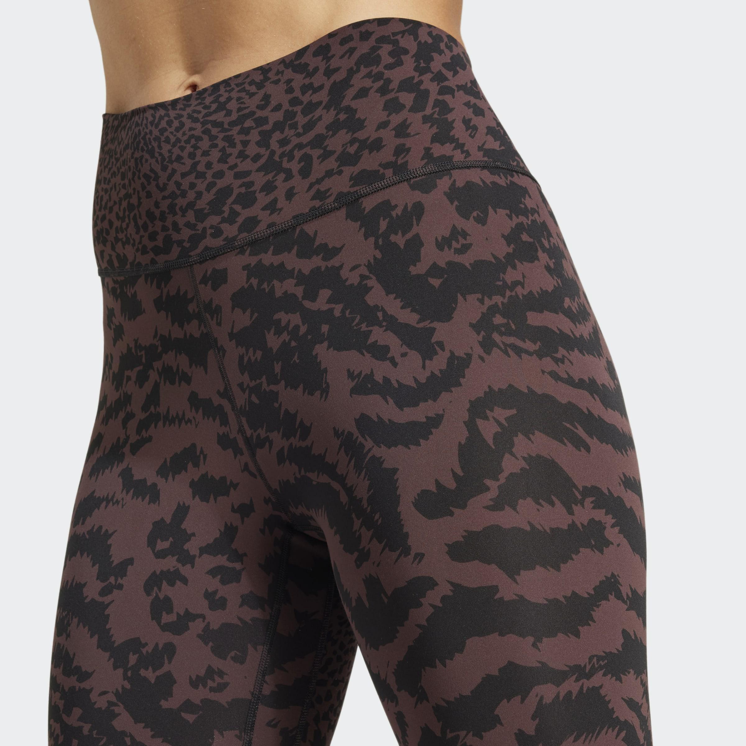 All Me Allover Print 7/8 Leggings, Black, A901_ONE, large image number 2