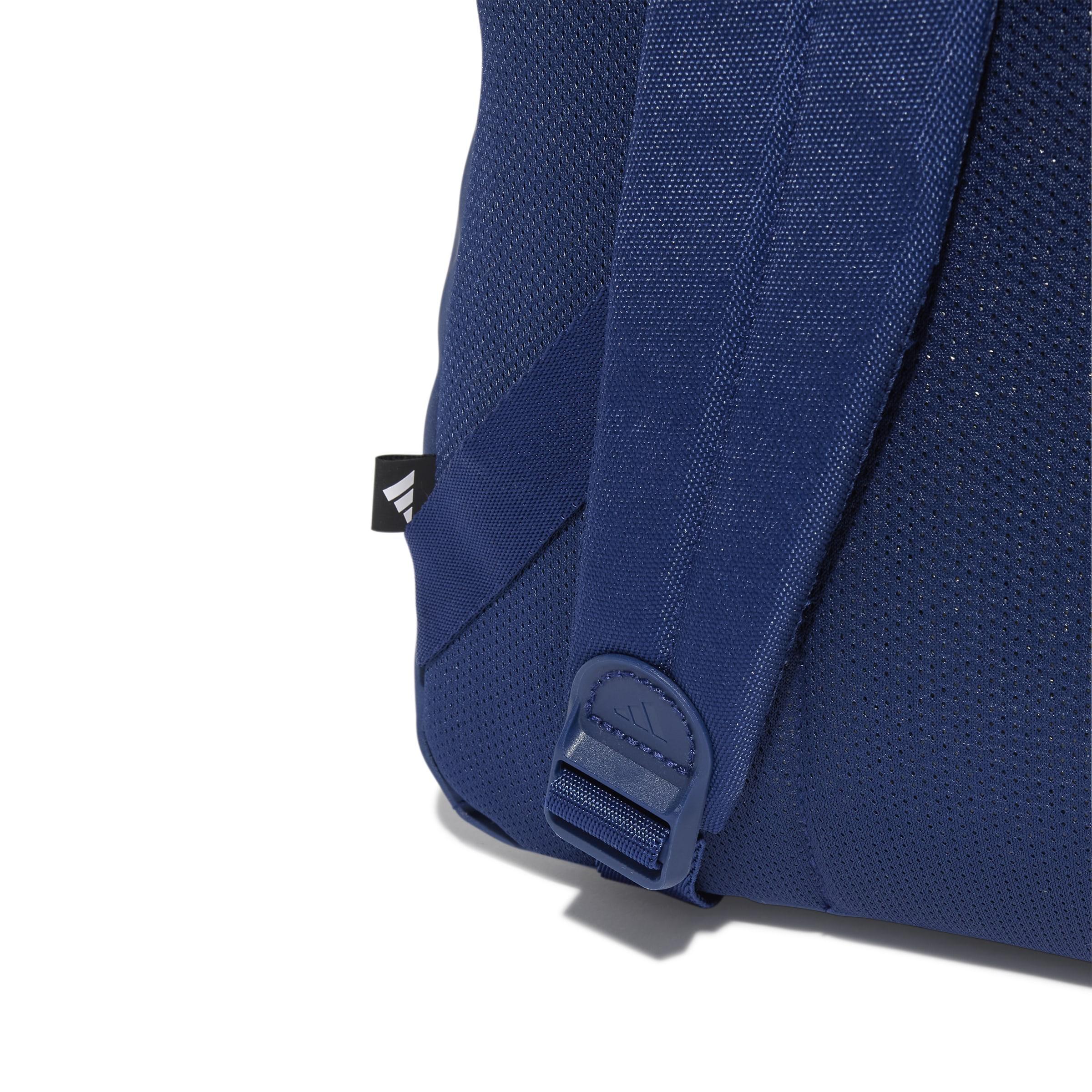 Unisex Classic Back-to-School 3-Stripes Backpack, Blue, A901_ONE, large image number 4