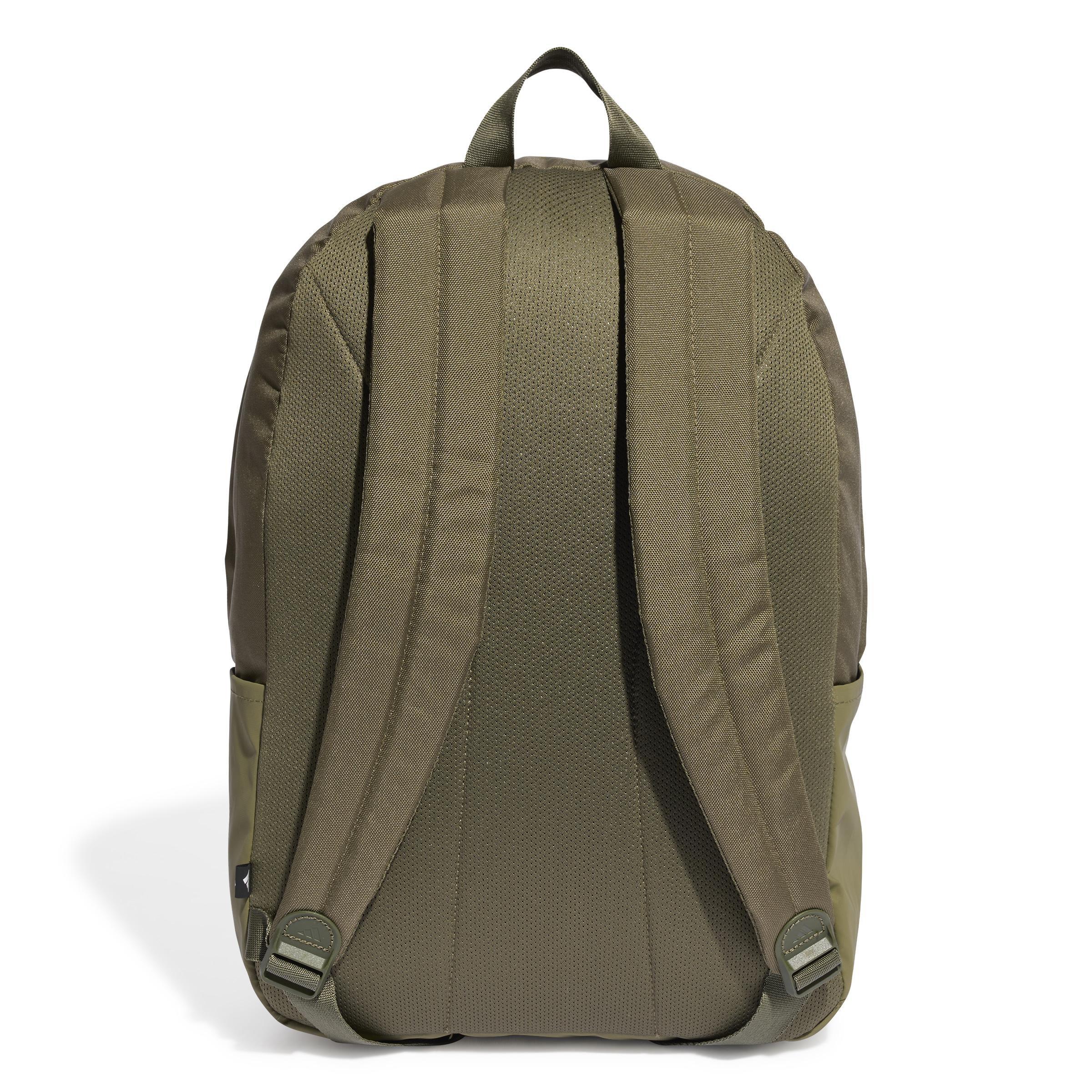 Unisex Classic Back-to-School 3-Stripes Backpack, Green, A901_ONE, large image number 6