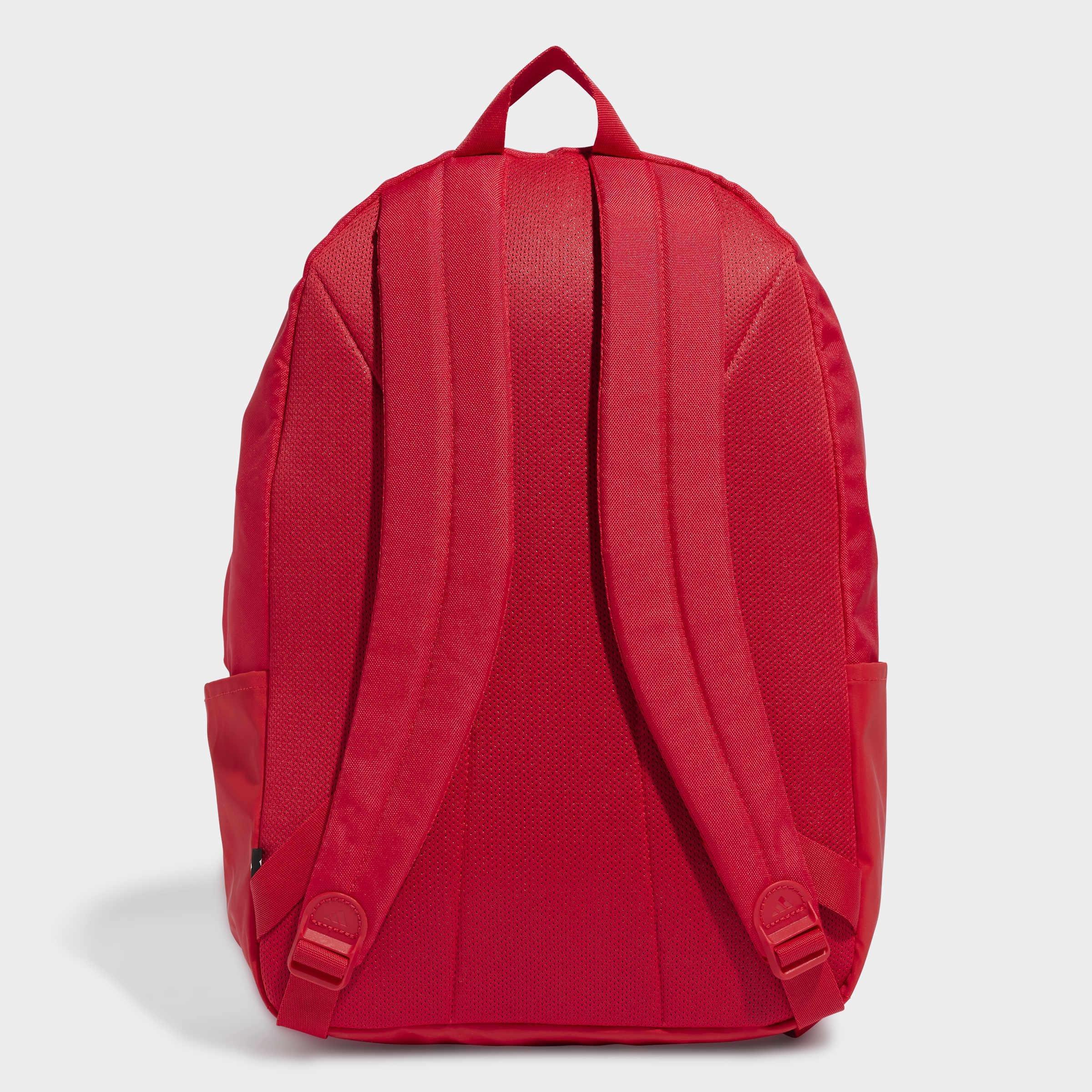 Unisex Classic Back-to-School 3-Stripes Backpack, Red, A901_ONE, large image number 3