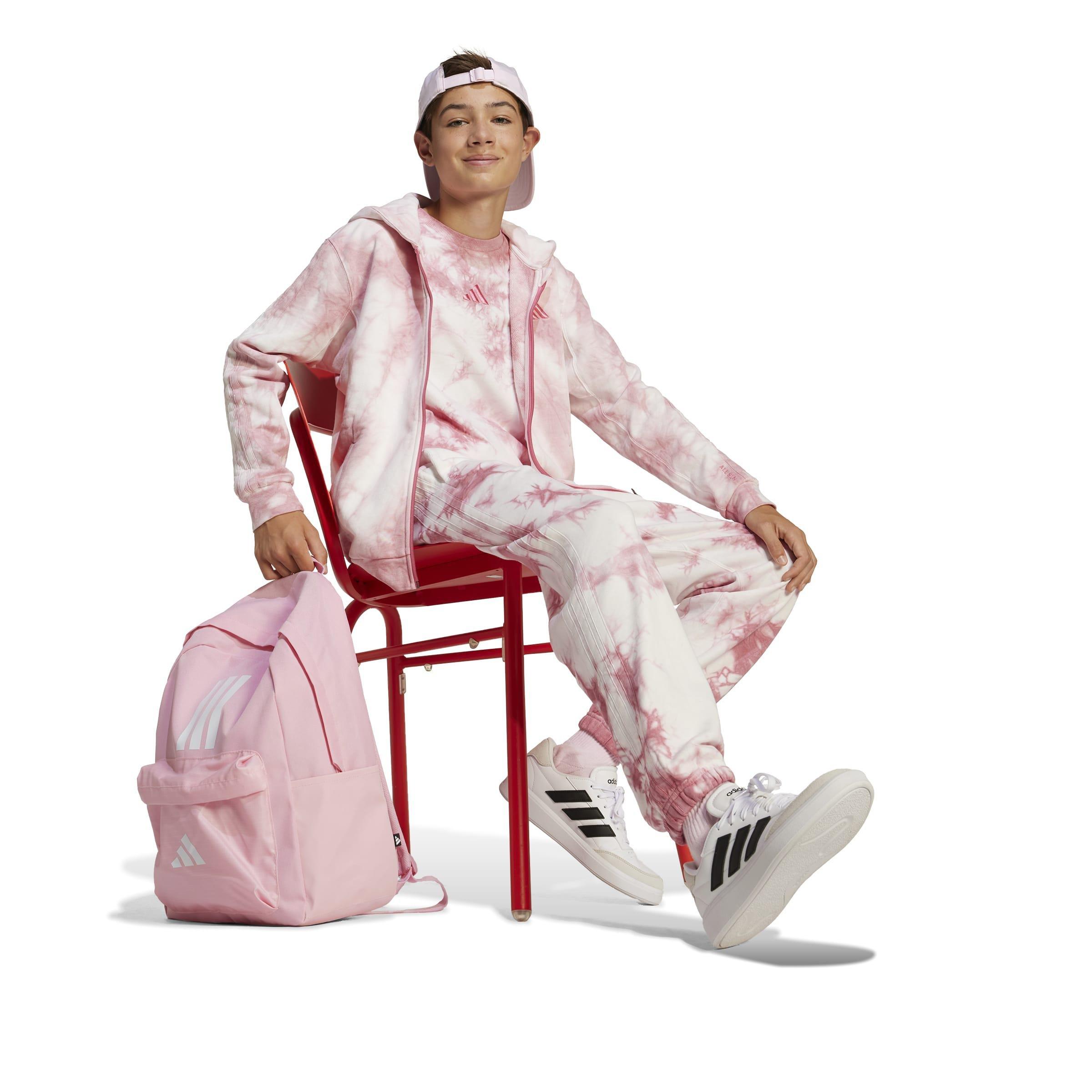 Unisex Classic Back-to-School 3-Stripes Backpack, Pink, A901_ONE, large image number 6