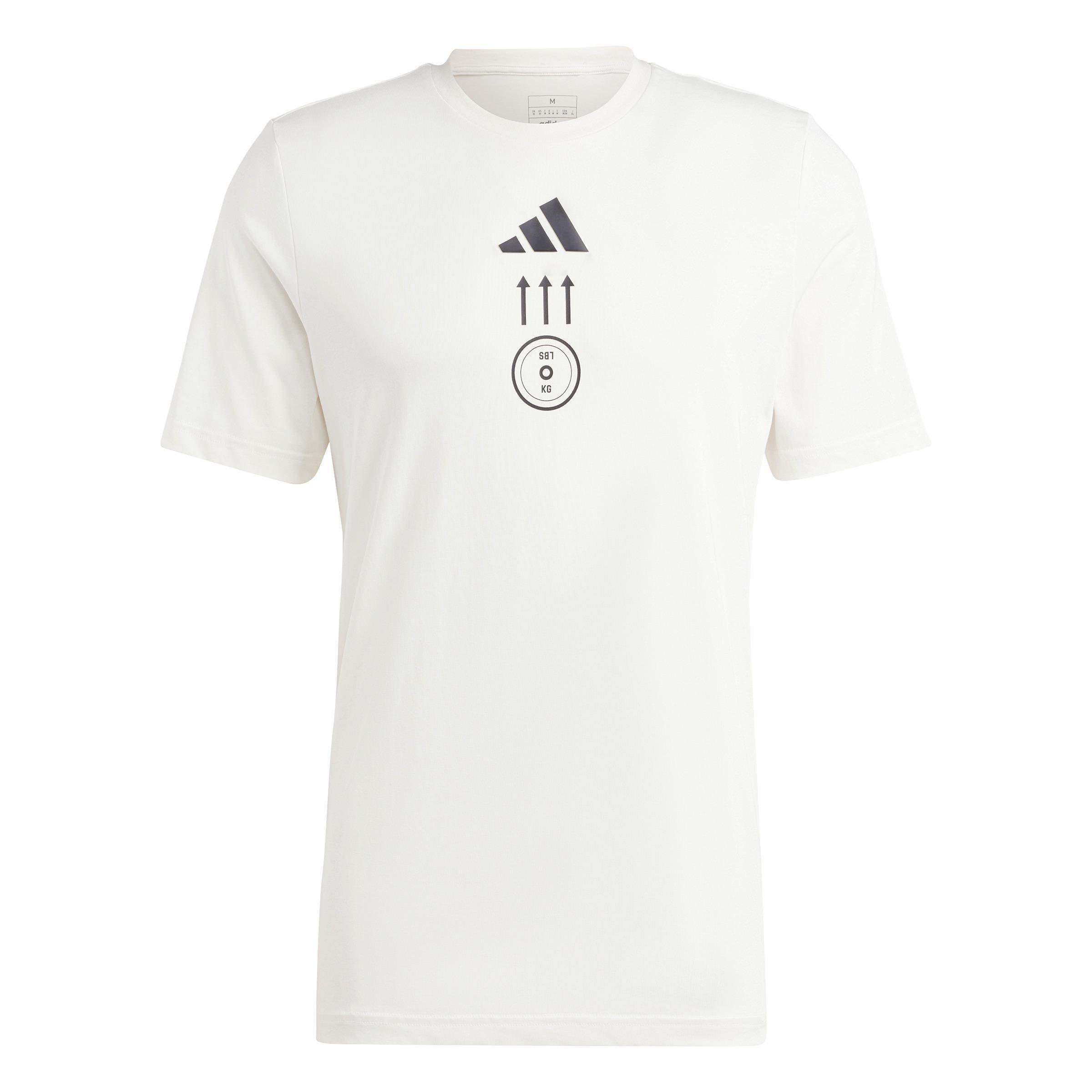 Aeroready Strength Graphic T-Shirt, Beige, A901_ONE, large image number 1