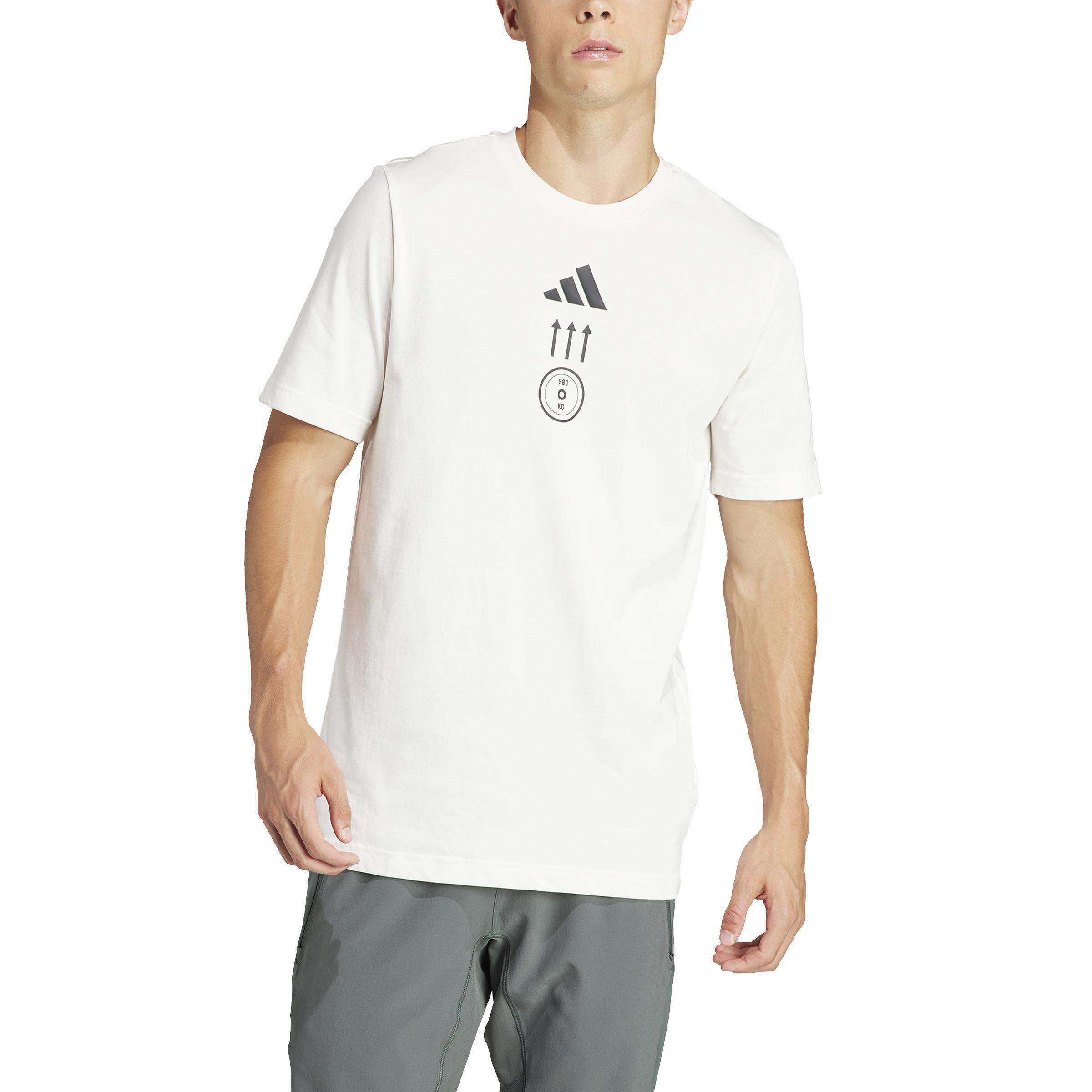 Aeroready Strength Graphic T-Shirt, Beige, A901_ONE, large image number 2