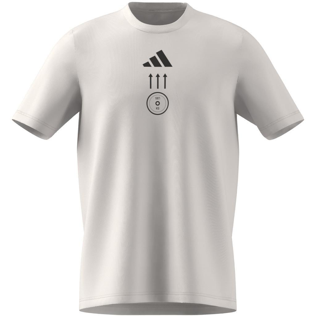 Aeroready Strength Graphic T-Shirt, Beige, A901_ONE, large image number 6