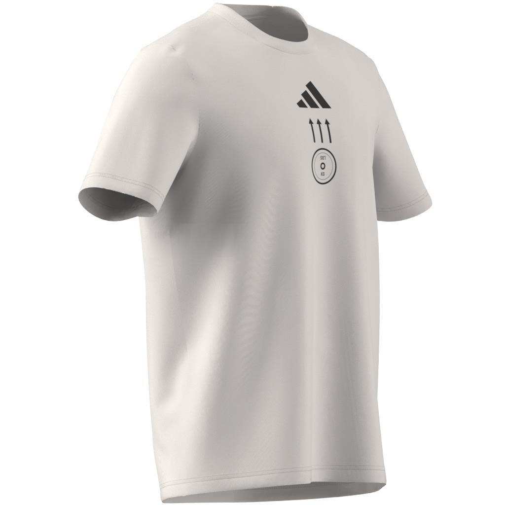 Aeroready Strength Graphic T-Shirt, Beige, A901_ONE, large image number 7