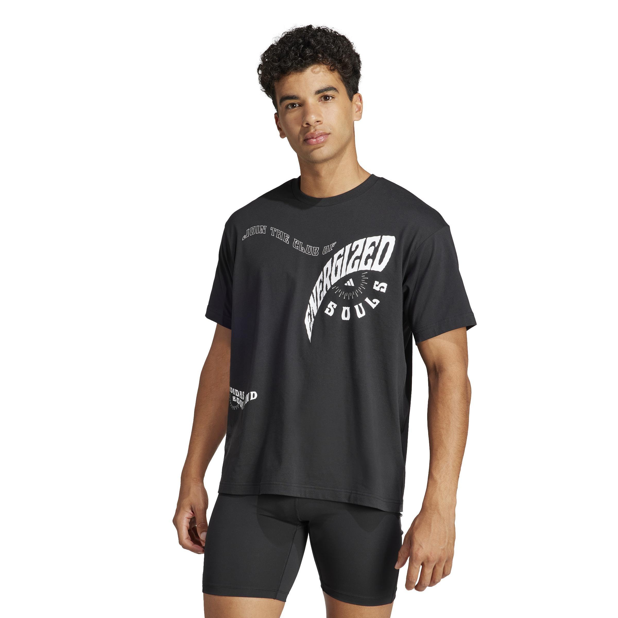 Yoga Graphic T-Shirt, Black, , large image number 0