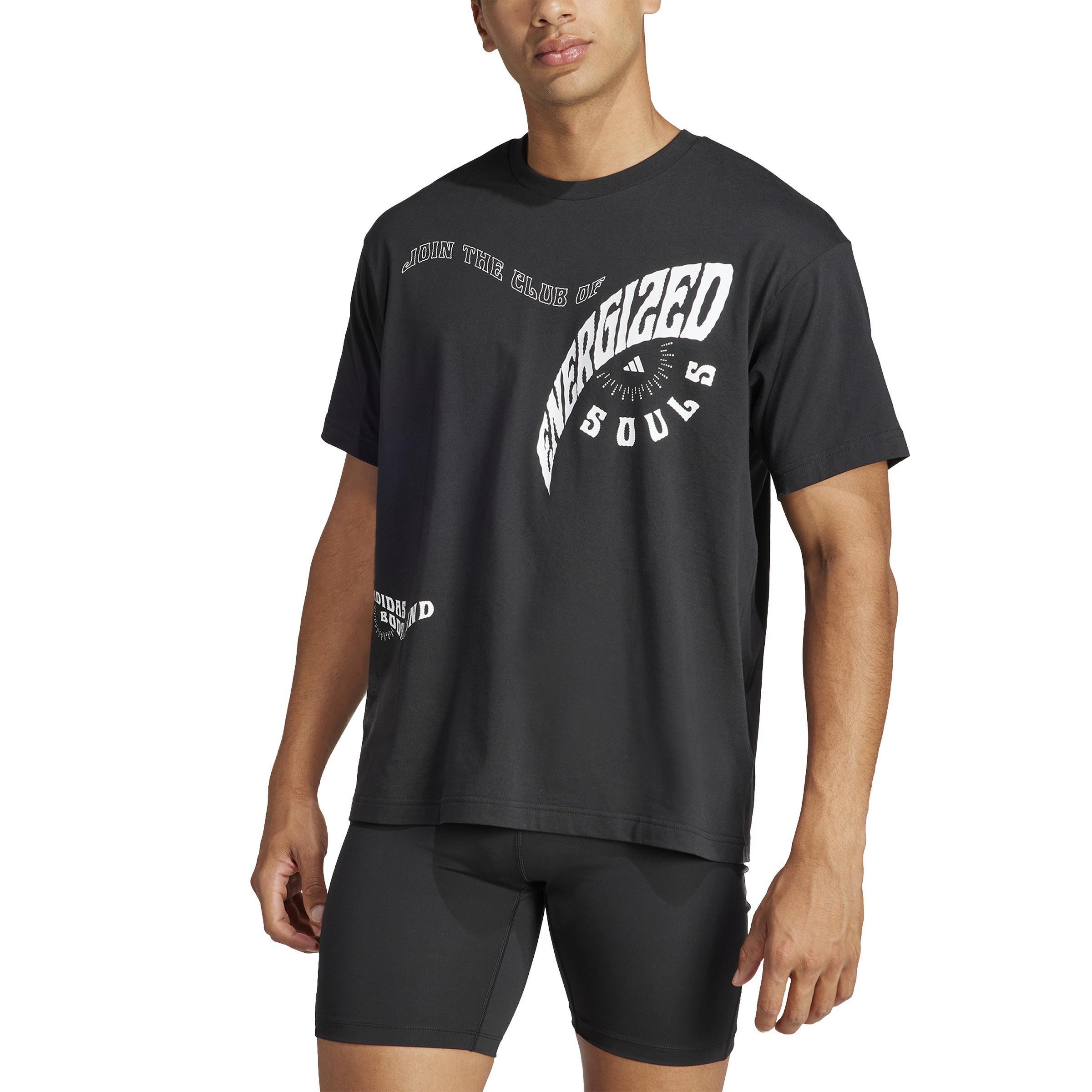 Yoga Graphic T-Shirt, Black, , large image number 2
