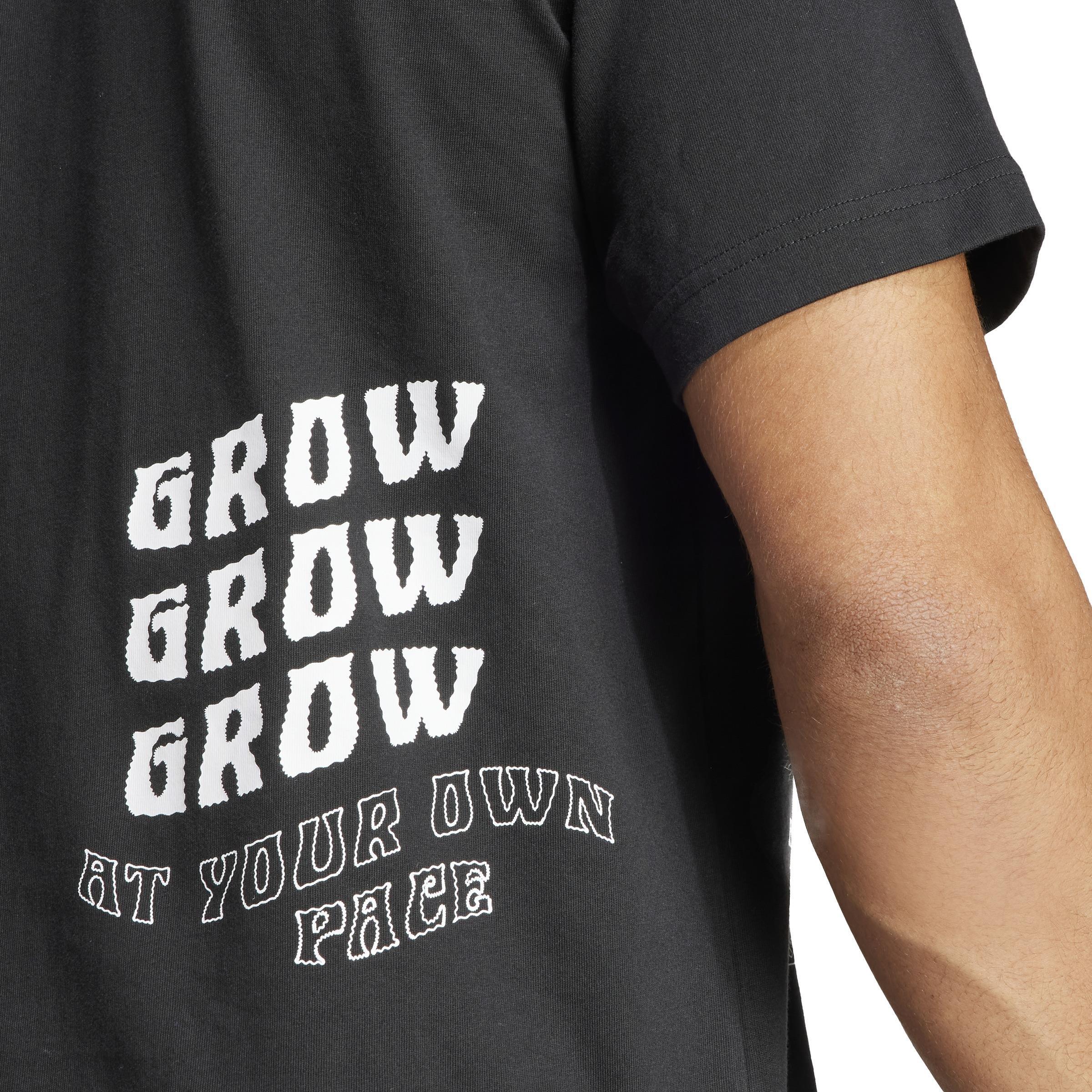 Yoga Graphic T-Shirt, Black, , large image number 3