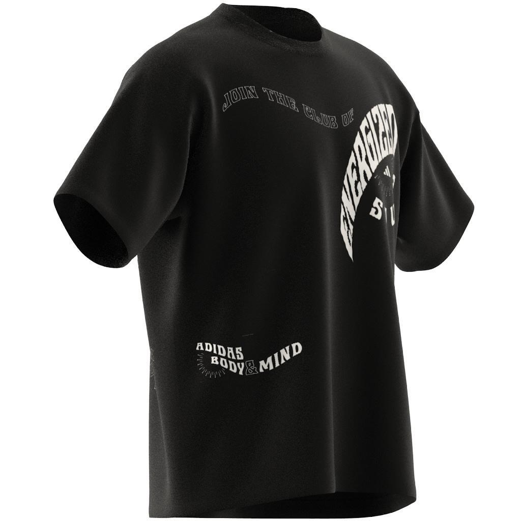 Yoga Graphic T-Shirt, Black, , large image number 4