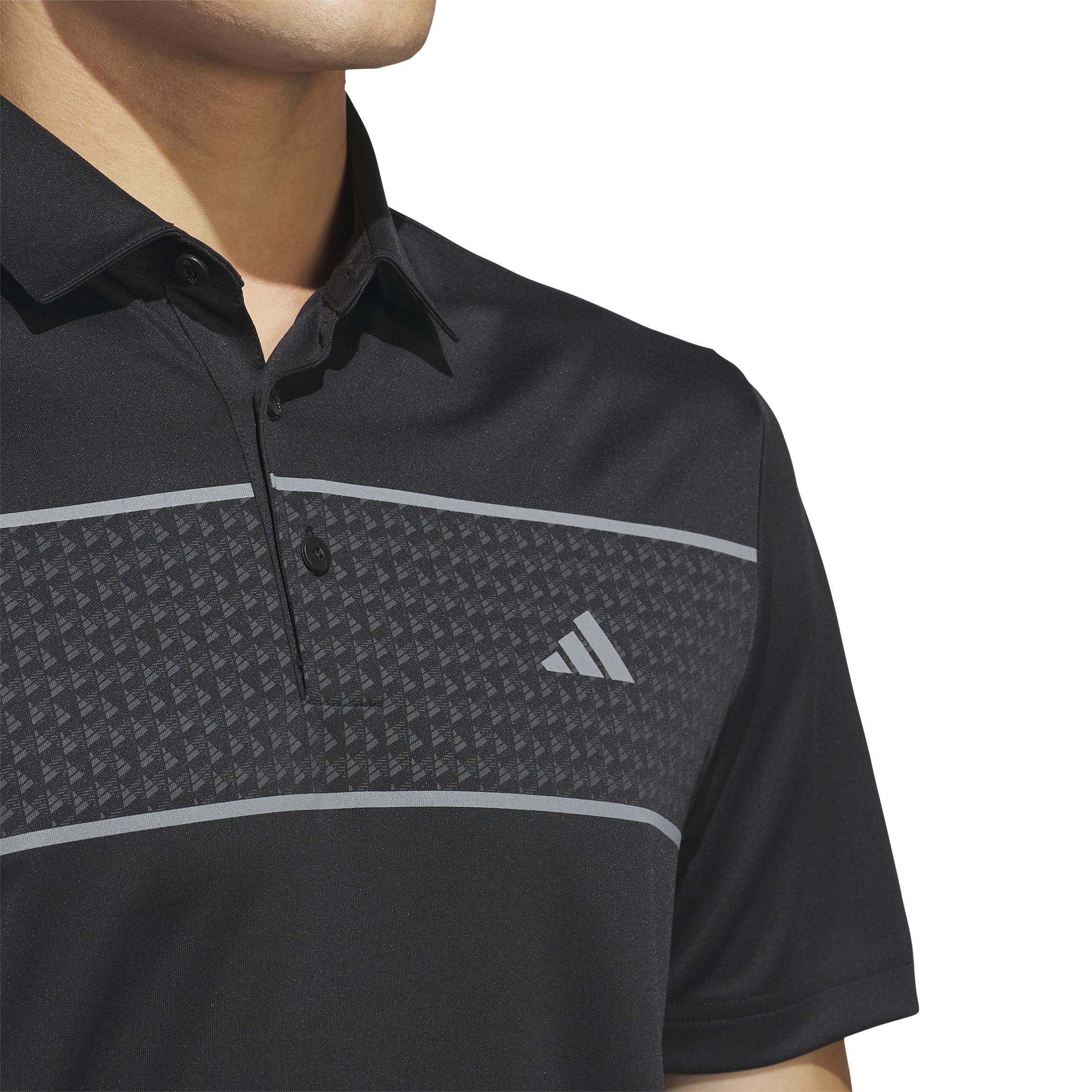 Chest Stripe Polo Shirt, Black, , large image number 4