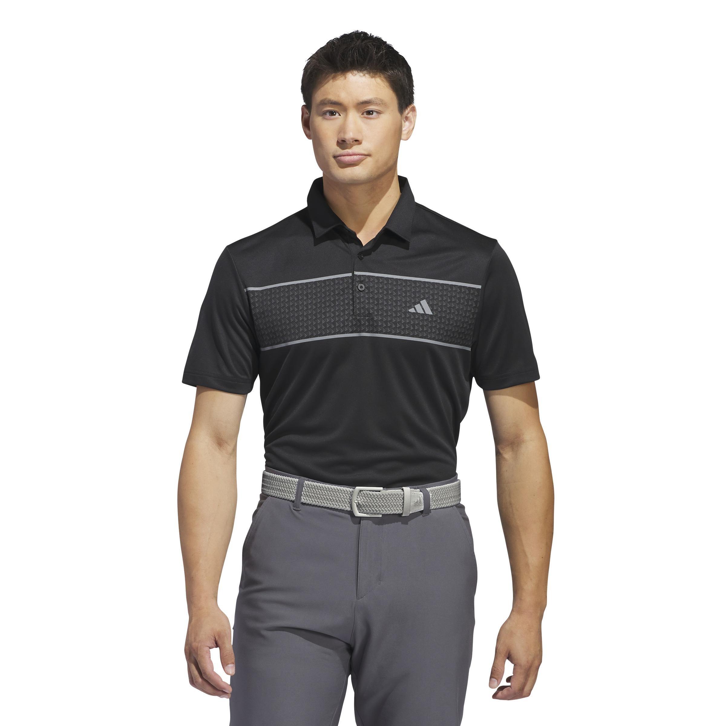 Chest Stripe Polo Shirt, Black, , large image number 6