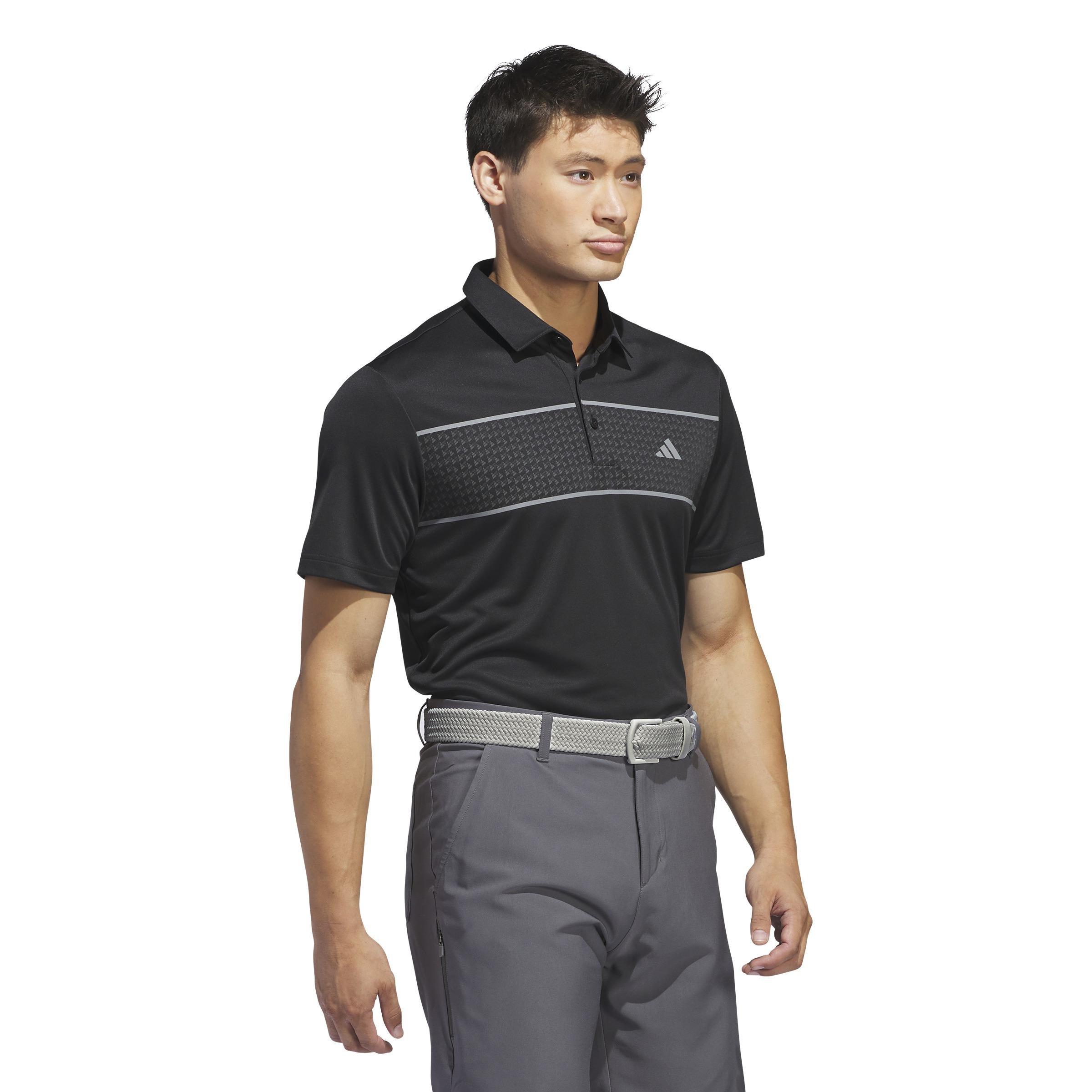 Chest Stripe Polo Shirt, Black, , large image number 7