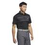 Men Chest Stripe Polo Shirt, Black, A901_ONE, thumbnail image number 7