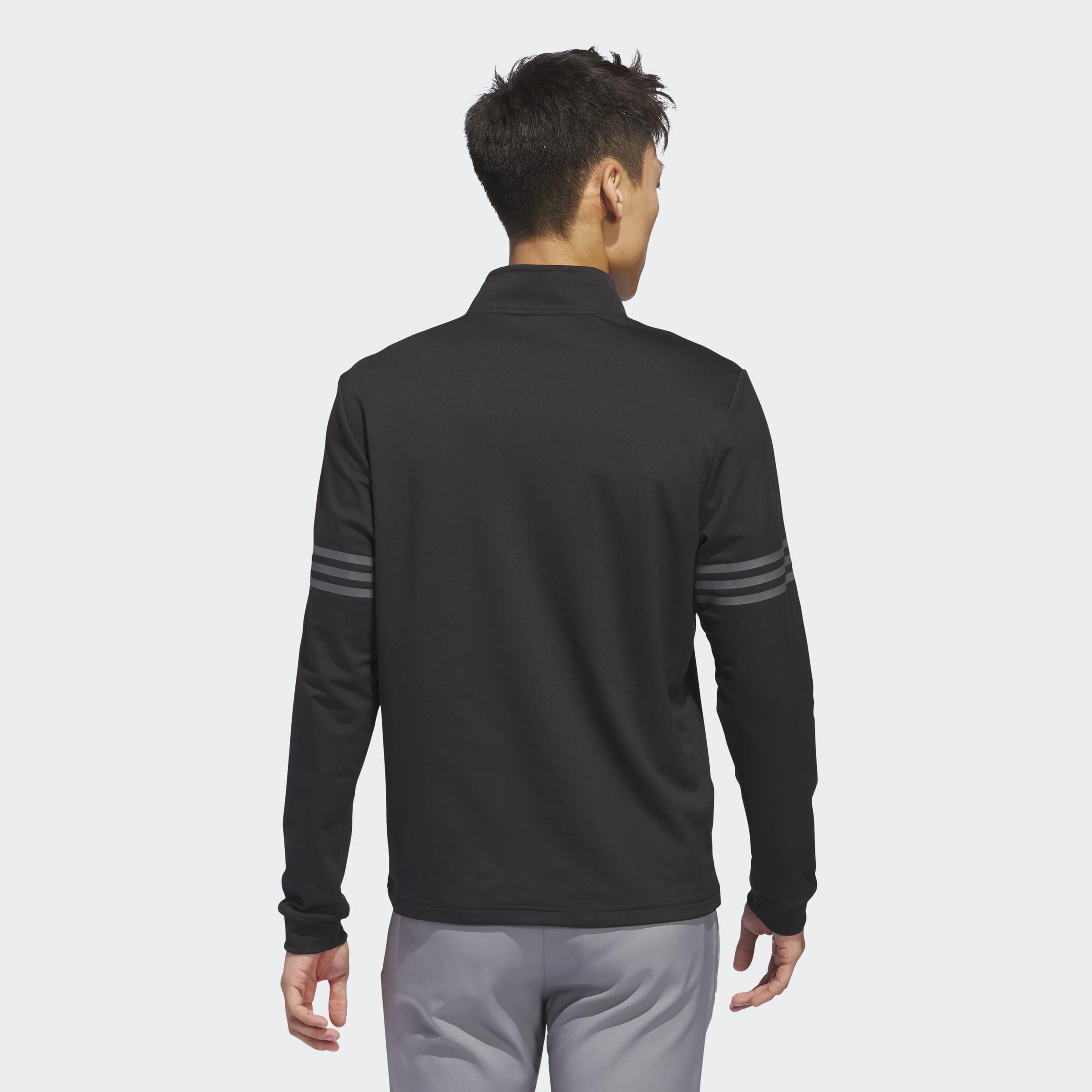 Adi 3-Stripes Half-Zip Top, Black, A901_ONE, large image number 2