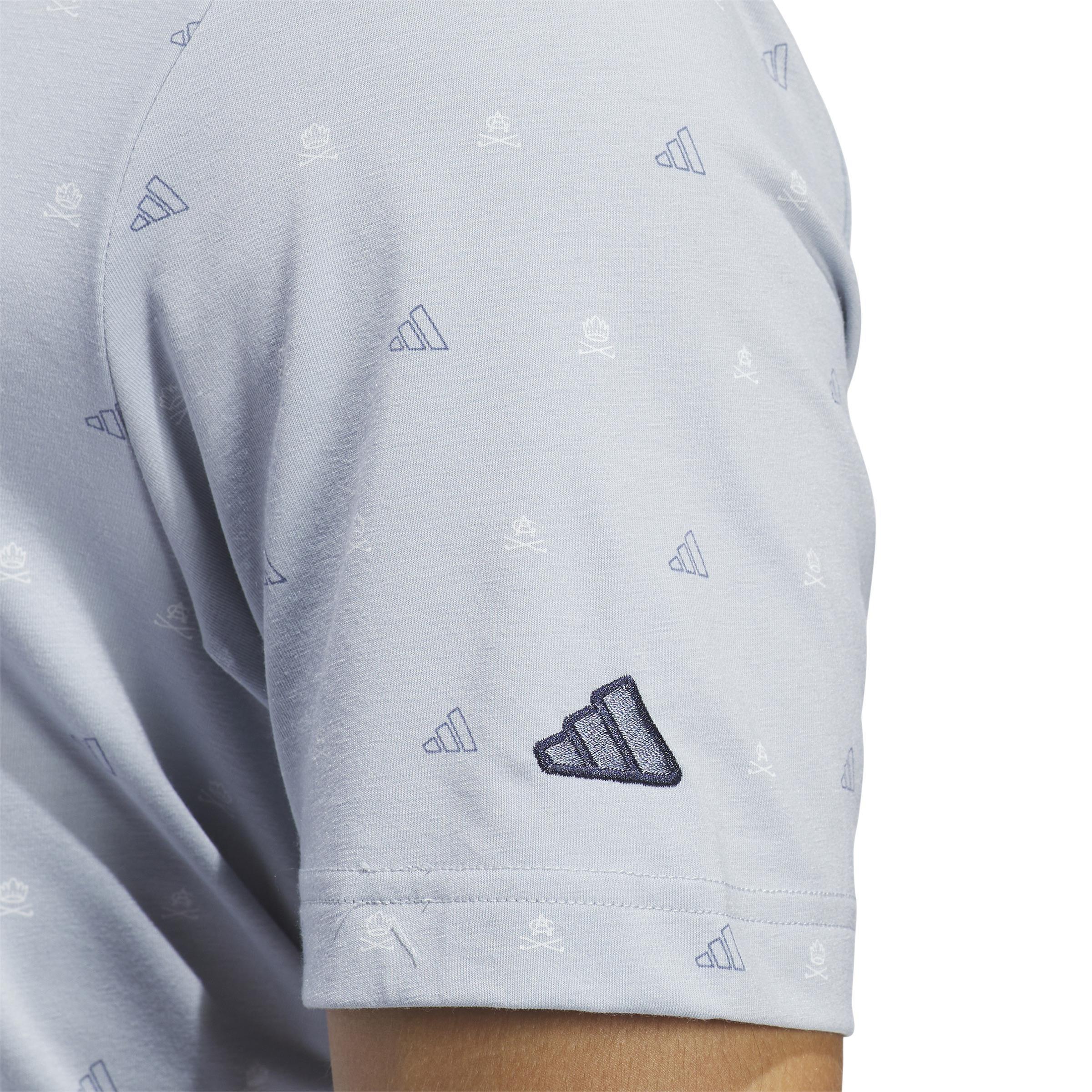 Go-To Mini-Crest Print Polo Shirt, Grey, A901_ONE, large image number 5